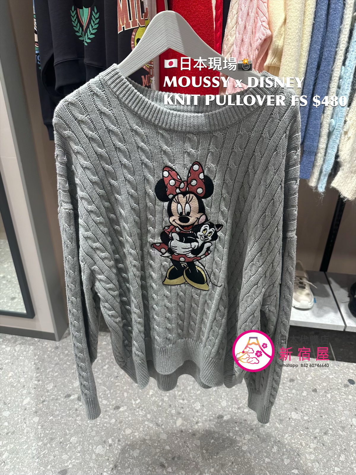 MOUSSY x DISNEY KNIT PULLOVER