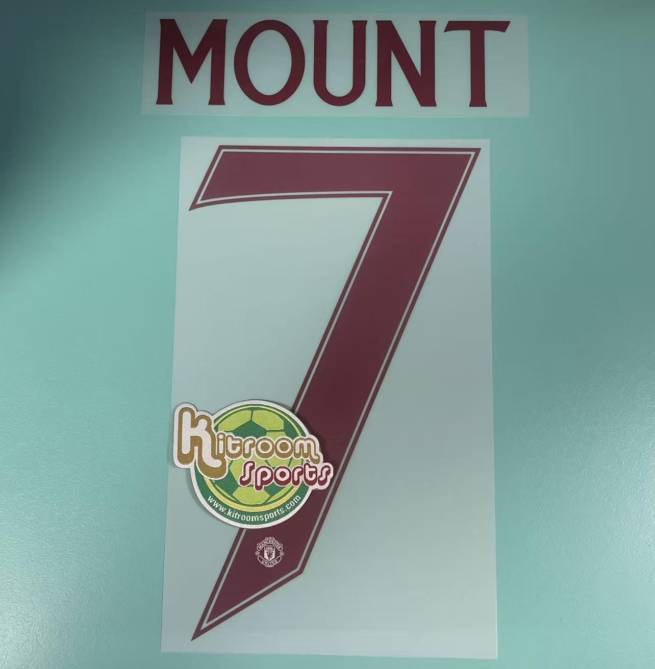 2023-24 Manchester United 3RD UCL Nameset #7 MOUNT