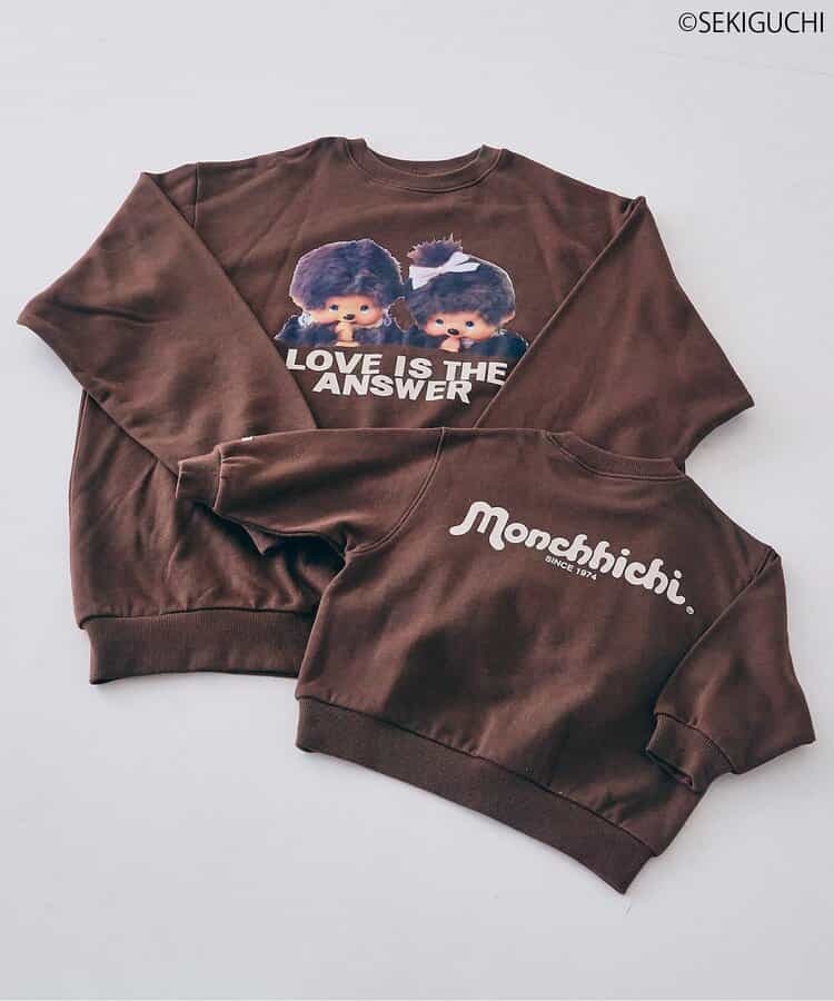 Monchhichi 蒙奇奇親子Hoodies 日本兒童 80-140cm 