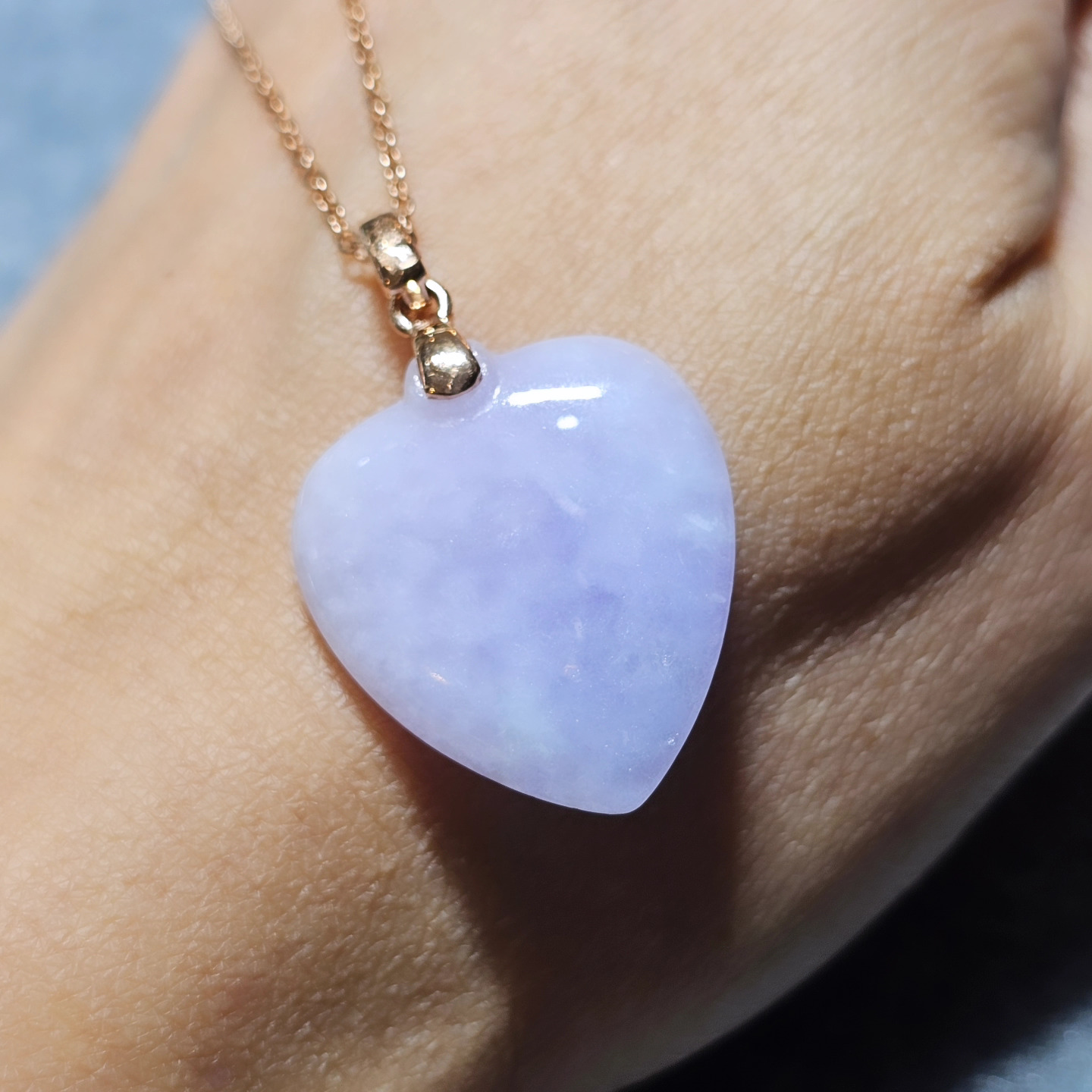 緬甸紫玉925玫瑰銀吊墜