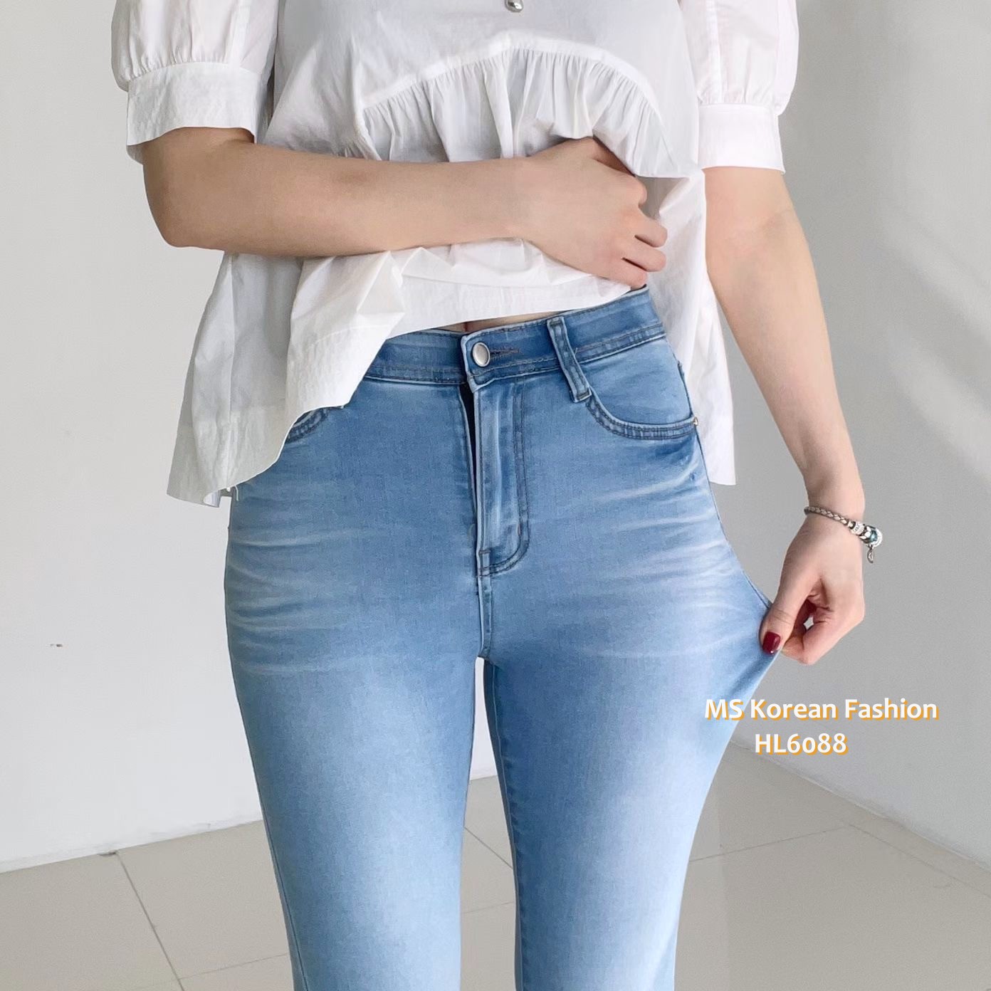 HL6088 韓國🌼Howluk牛奶面料slimcut牛