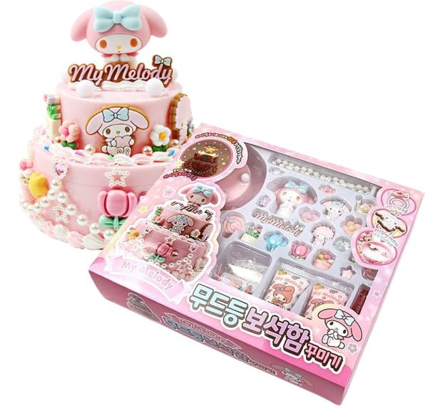 【預訂】韓國直送 Sanrio DIY 發光首飾盒裝飾套裝