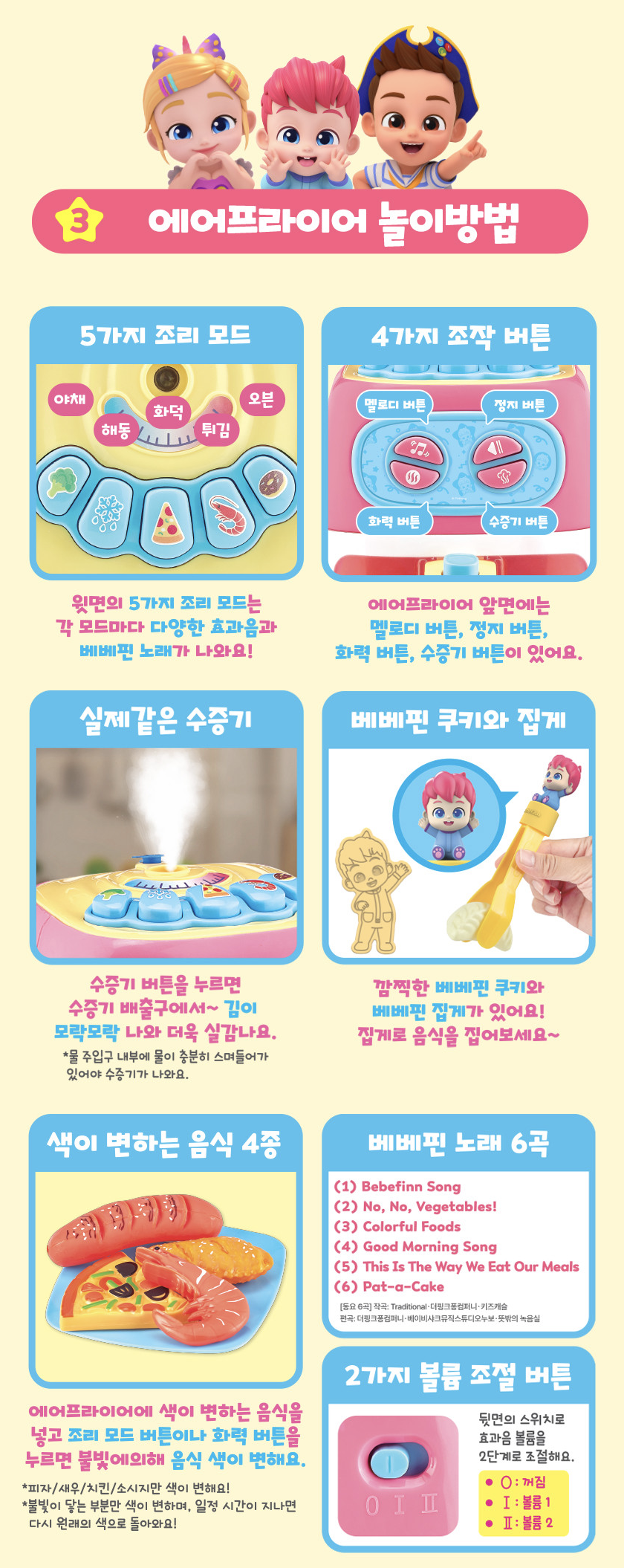 🇰🇷 Bebefinn 氣炸鍋廚房玩具套  🇰🇷