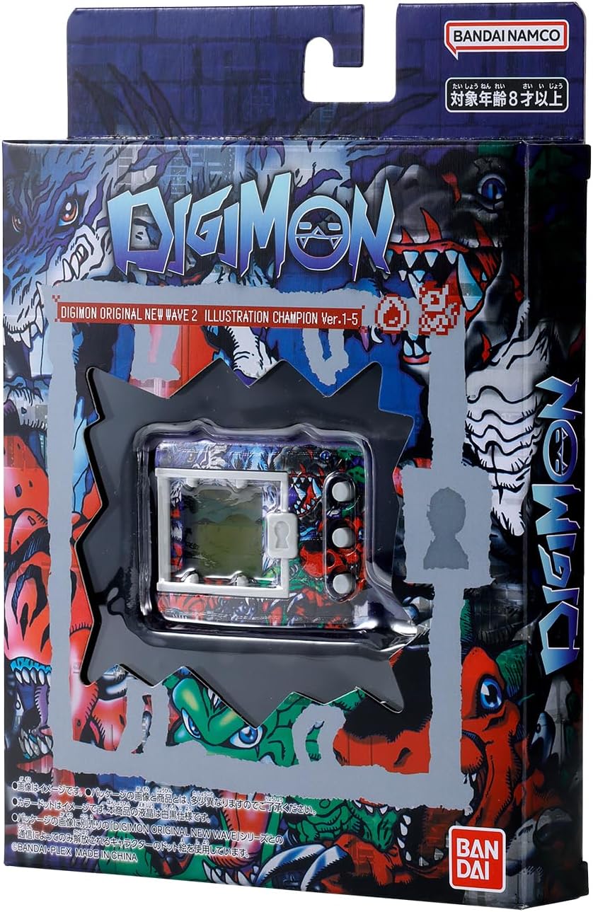 (預訂訂金 各$100) (總價 各$138) Bandai 數碼暴龍機 Digimon Original New Wave 2 (日冕獸塗鴉 Graffiti Coronamon / 像素之心 Pixel Heart / 插畫冠軍 Ver.1-5 Illustration Champion Ver.1-5 / 黑色標誌 Logo Black) (行版) 