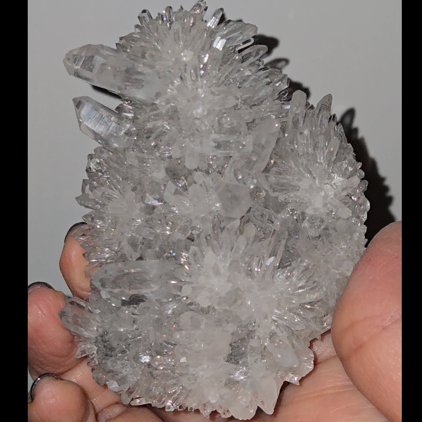 Chrysanthemum needle quartz with rainbows everywhere - CQ161