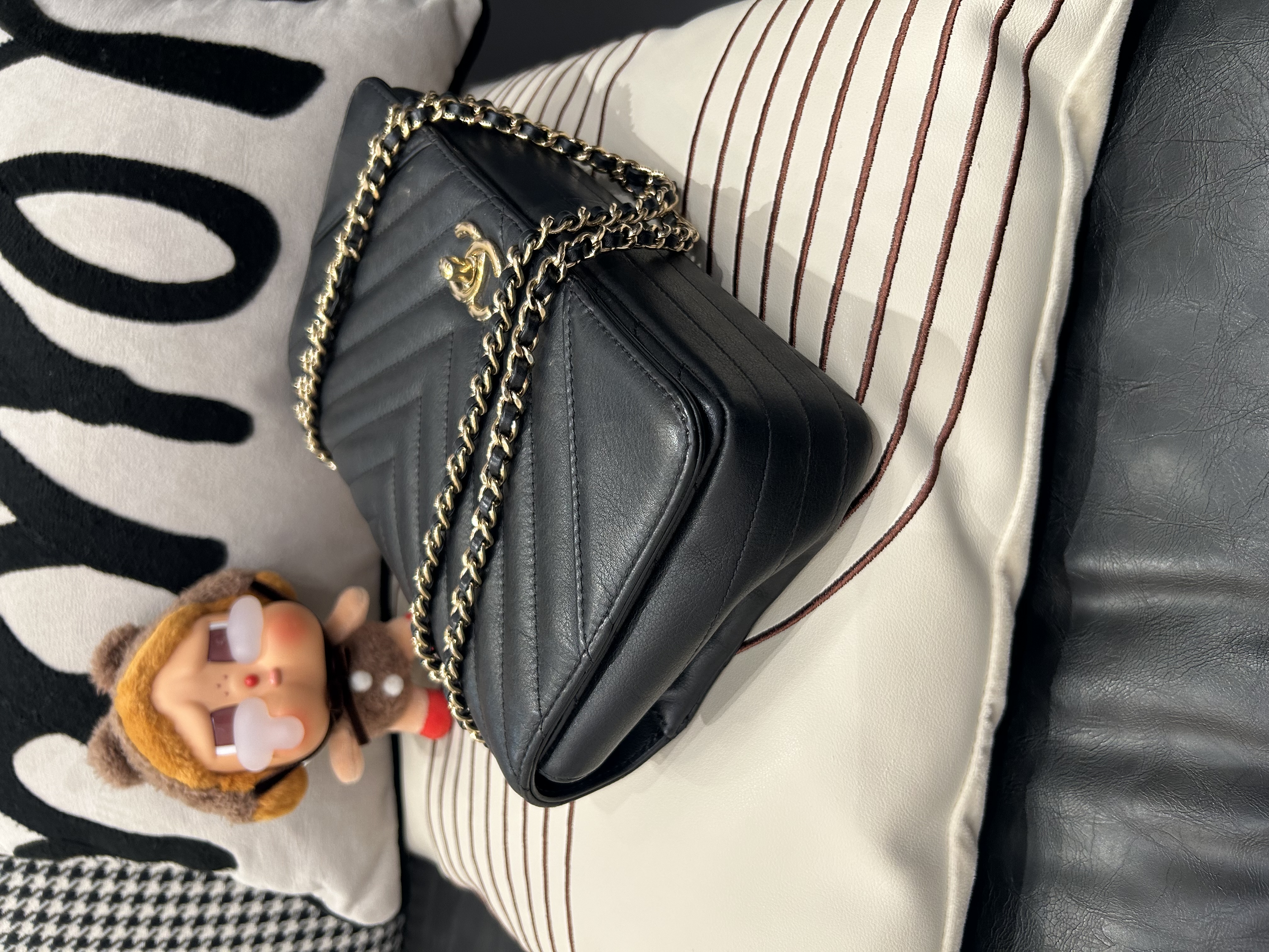 Chanel statement flap,A91587 100%Authentic, 95%new,✅24Card ✅專門店收據 ✅Dust bag