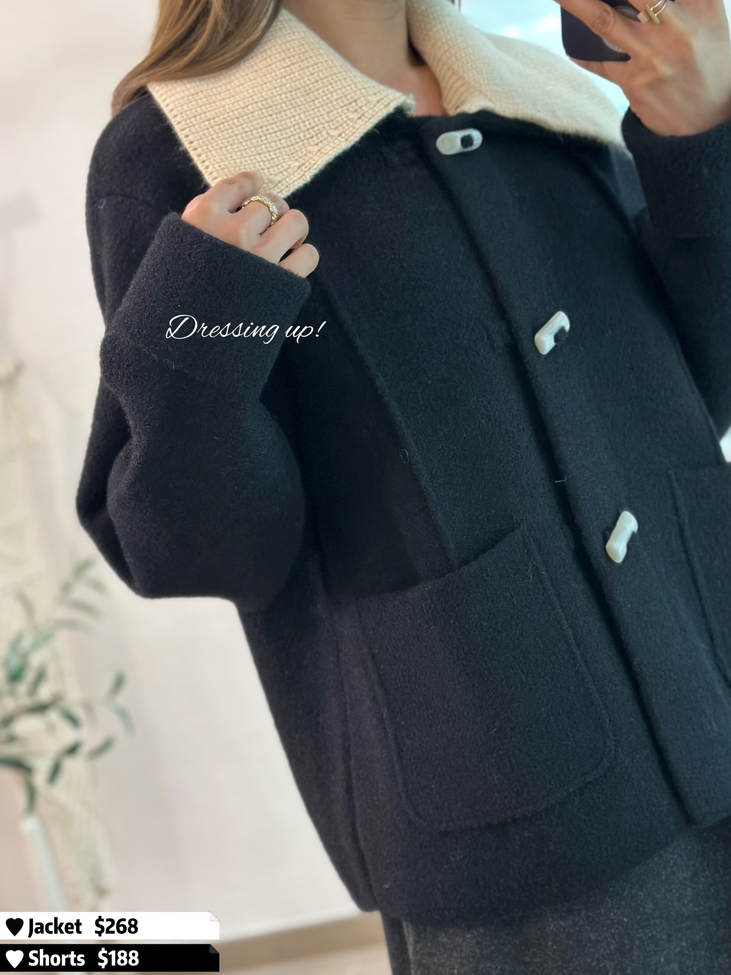  暖笠笠推介｜琥珀鈕針織外套