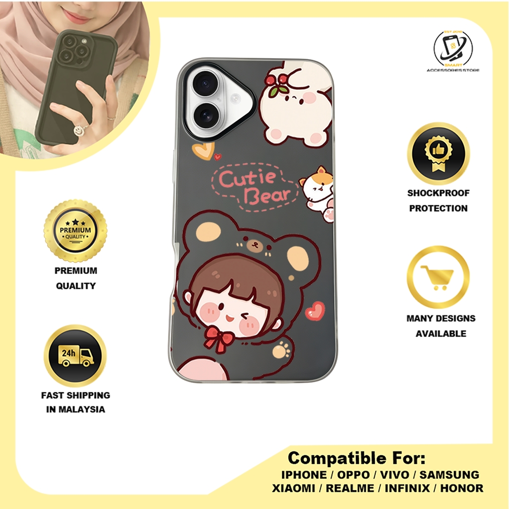JELLY CASE PHONE FOR IPHONE - DESIGN BEAR H