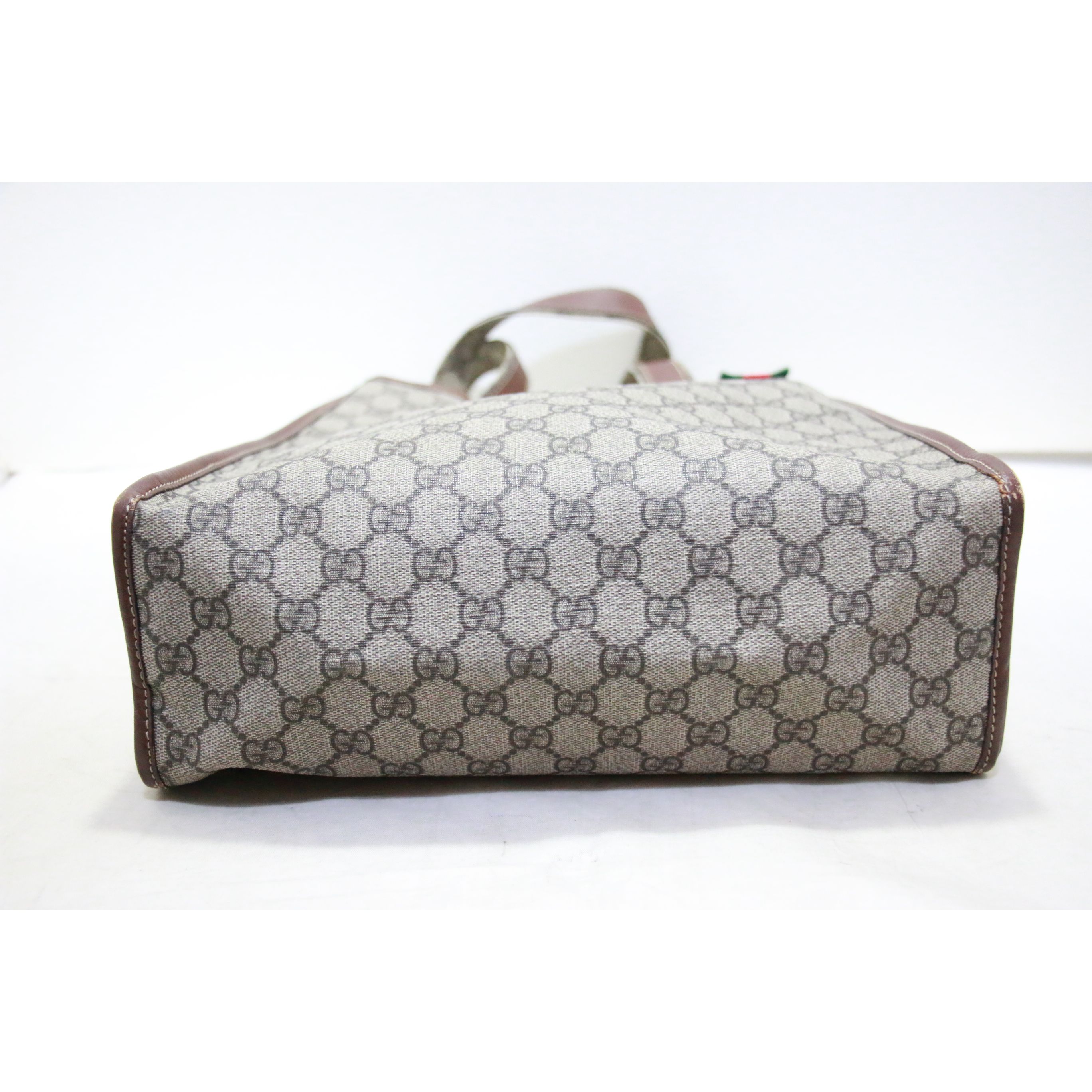 GUCCI 211135 啡色 帆布 文件 手提袋 手袋 Brown Canvas A4 Handbag 23M127U