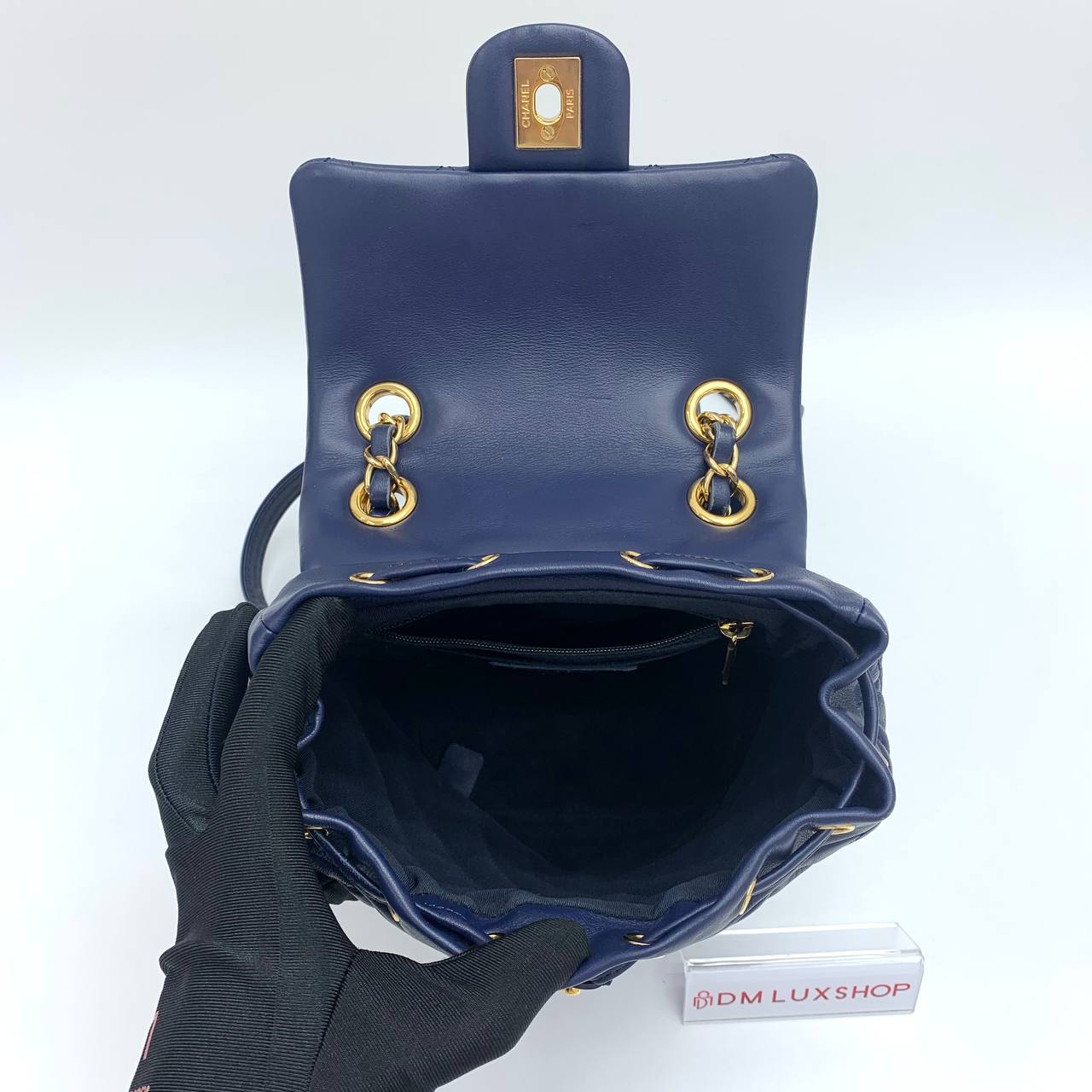 Chanel Navy Blue Urban Spirit Backpack GHW (Serial 26, Y: 2019)