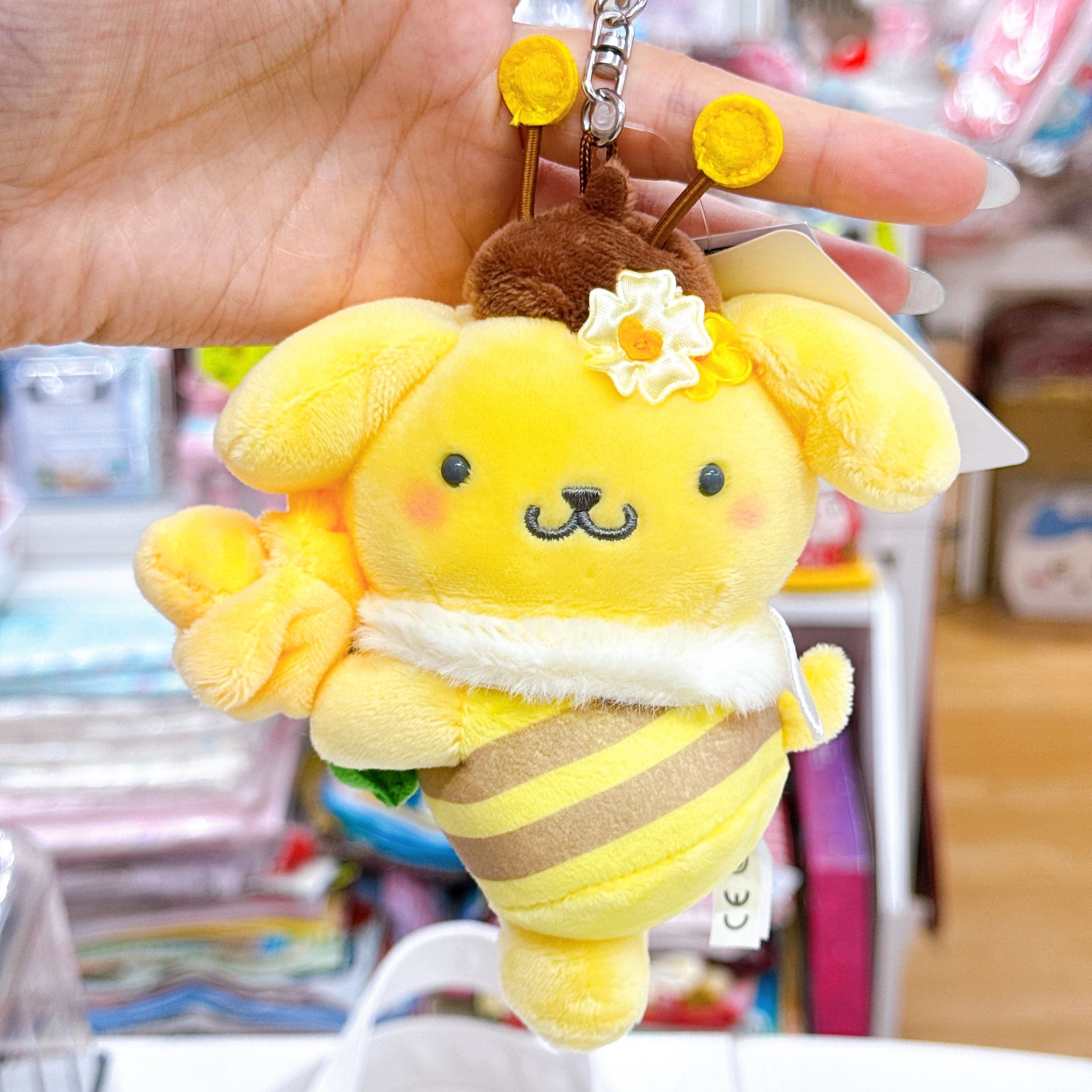 日本直送Sanrio 蜜蜂系列公仔掛飾