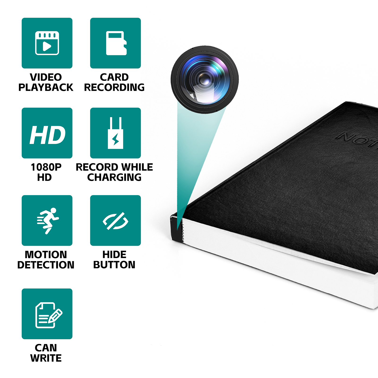 記事本造型針孔攝影機