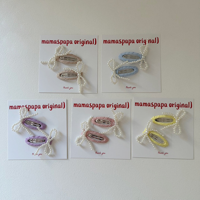 MMSPP | Ribbon clip (1 set 2個ACC)