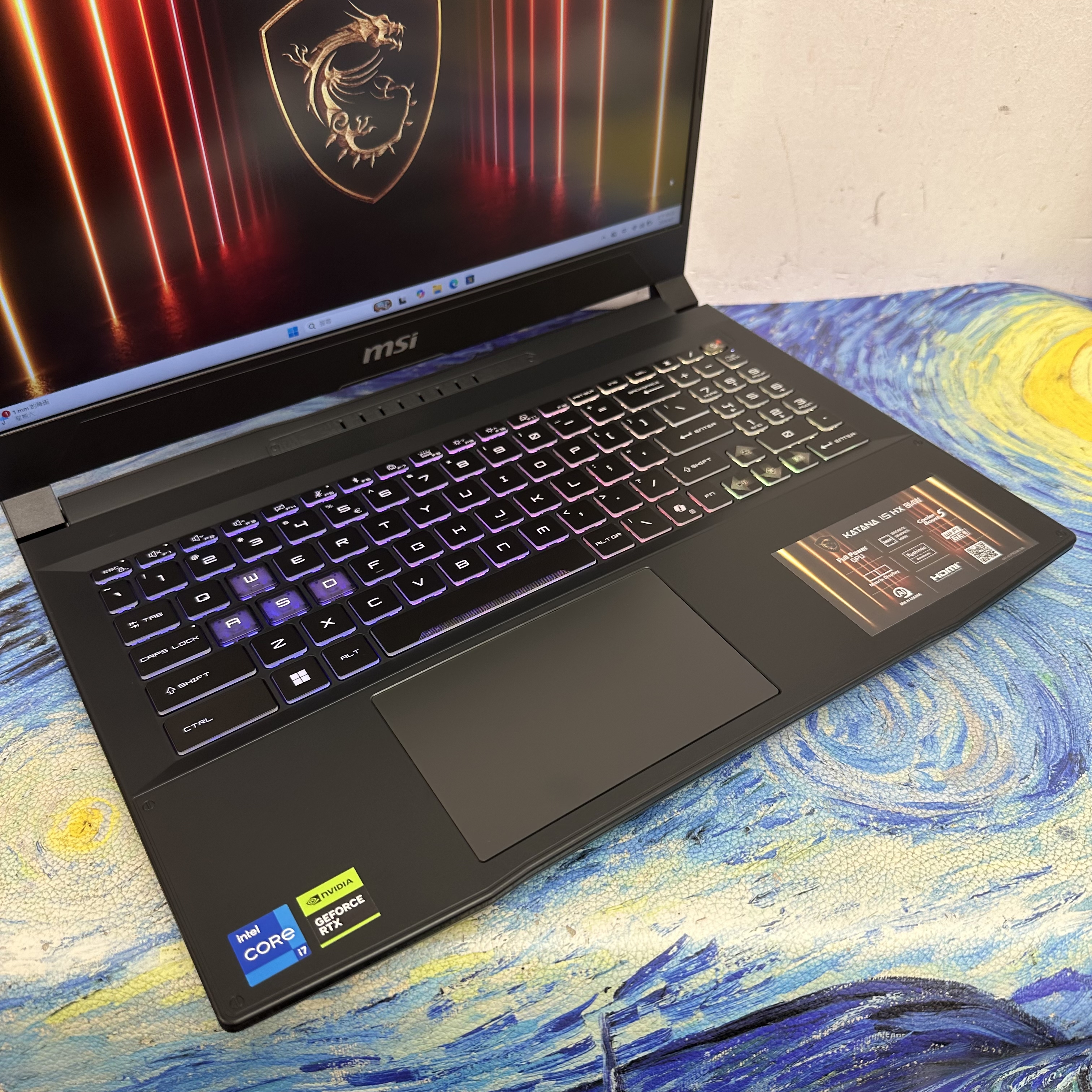 (MSI RTX 5070🔥高階電競機) MSI  i7-14650HX /32GB Ram/1TB SSD/15.6寸 2.5K Mon/165Hz 高刷/RGB 彩色Keyboard/ Gaming Laptop / Notebook / Laptop / PC Gaming / Movie / Netflix 