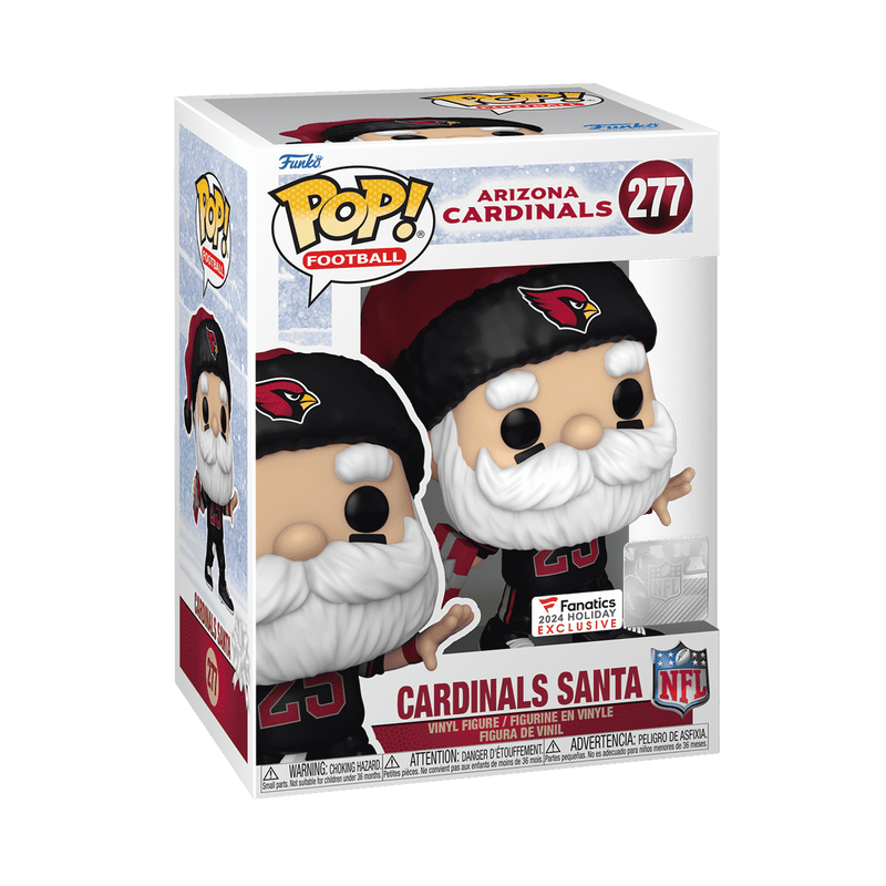 📦訂購 美國代購 Funko POP! NFL Cardinals Santa (Throwing) Figure 亞利桑那紅雀 模型