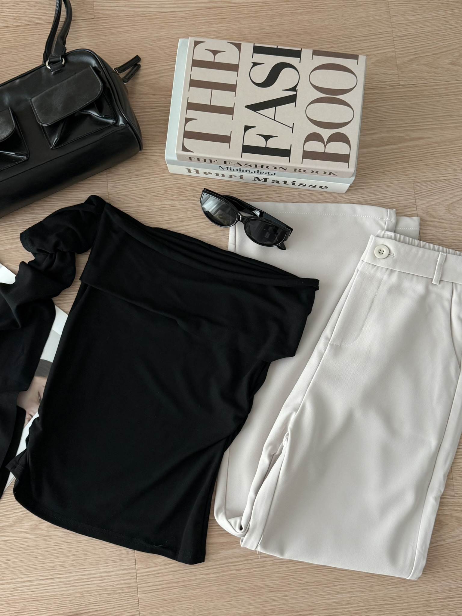 Arthur Off Shoulder Shirt | Black