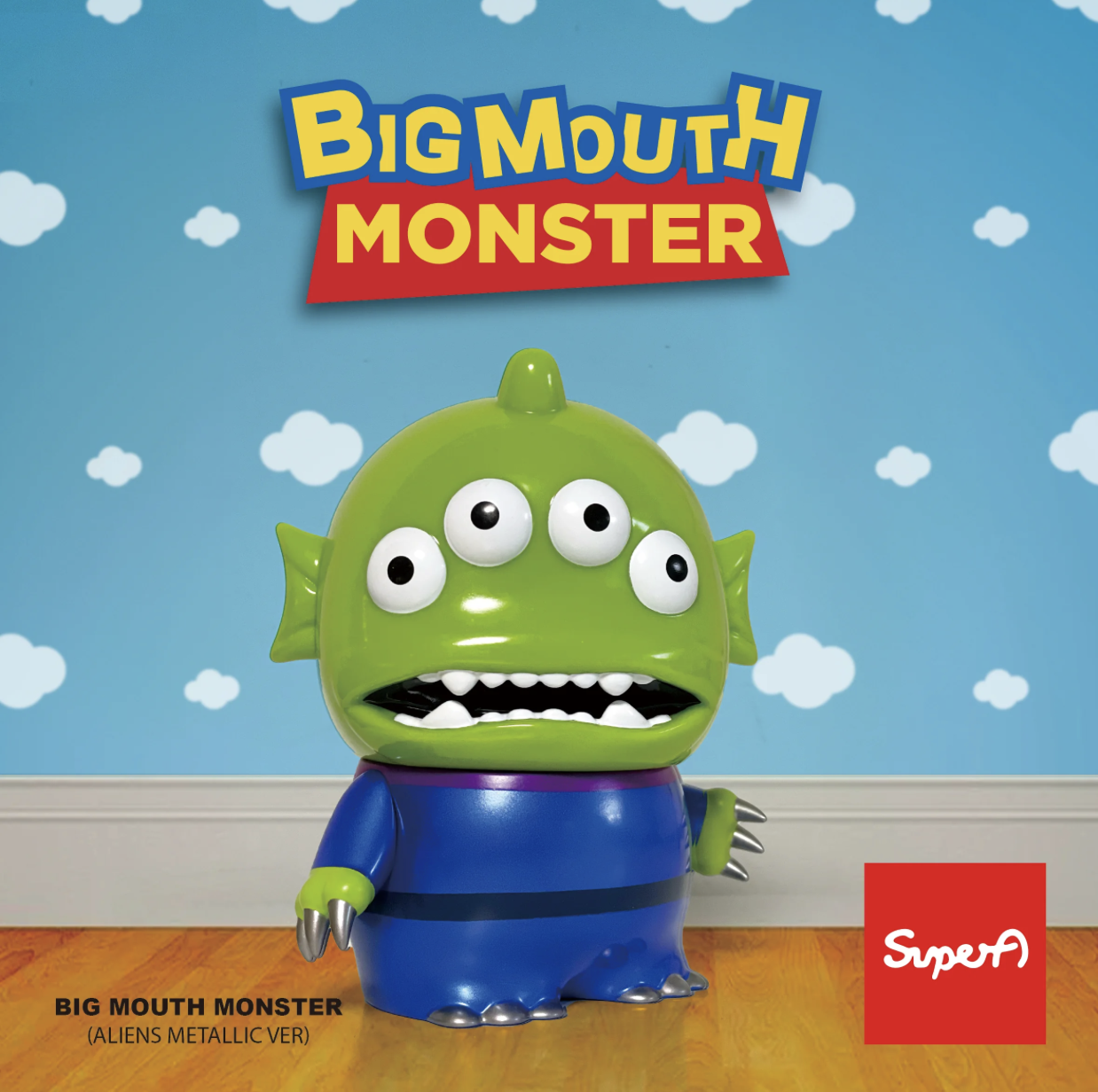 大口怪獸 Big Mouth Monster (金屬色外星人版本）