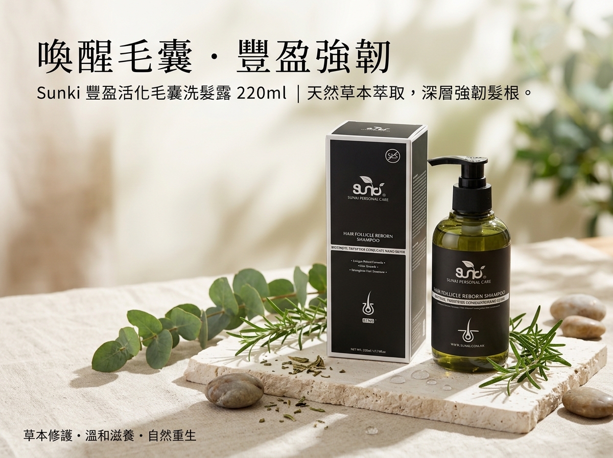 SUNKI 生肌喚醒毛囊洗髮露 220ml