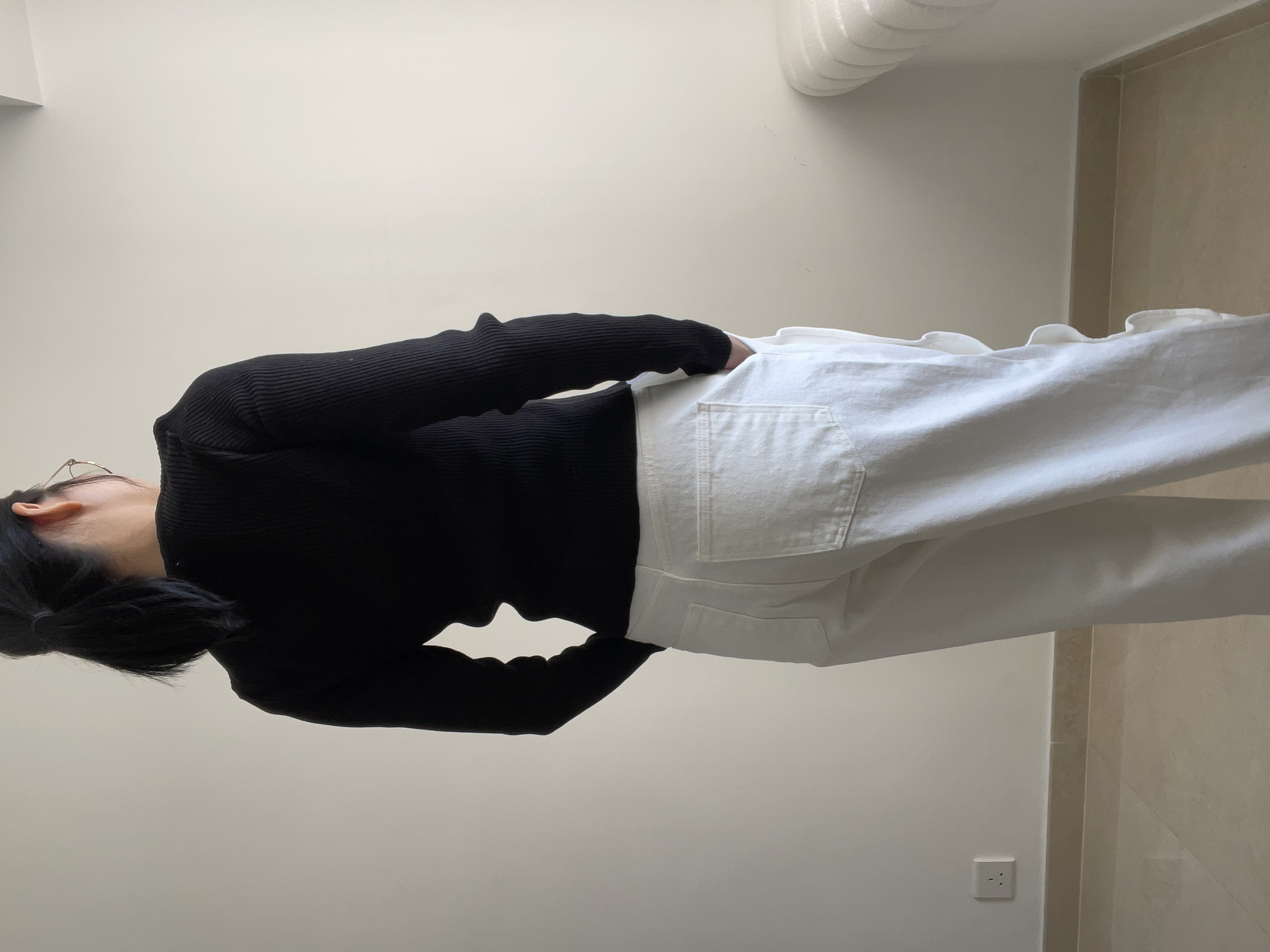 Rainbow buttons cardi/top