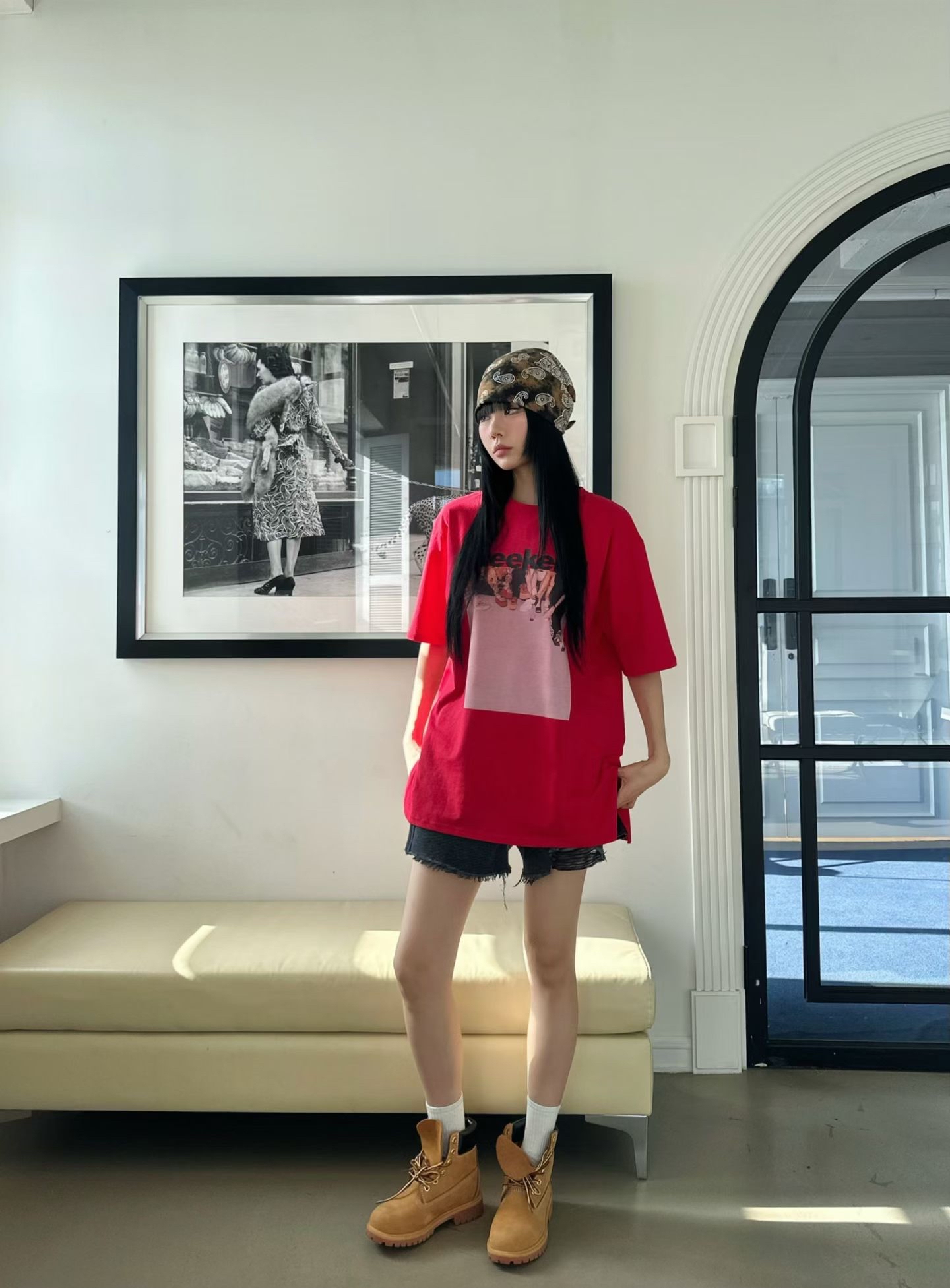 Weekend印花寬鬆T