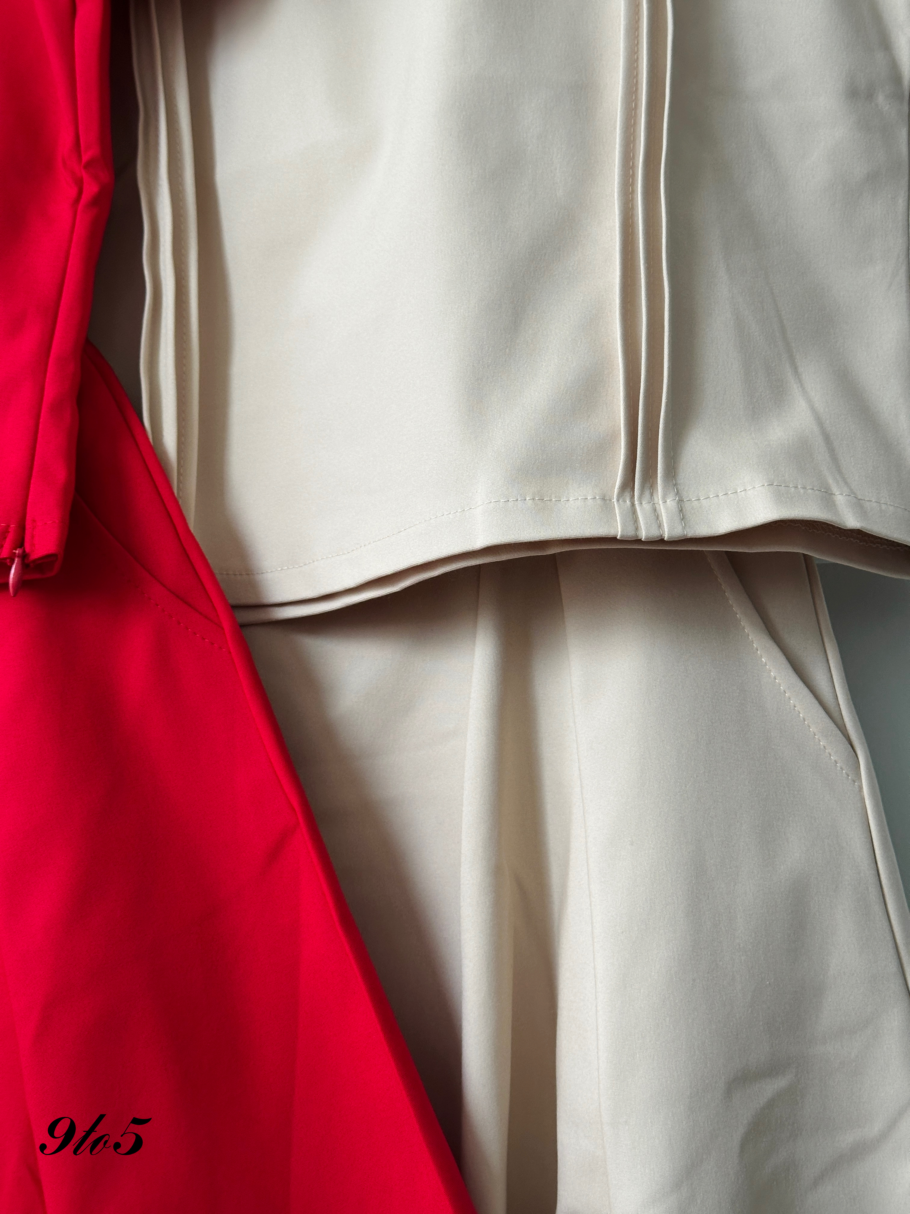 D2309 Stand Collar Cheongsam Matching Set - 3 Colors