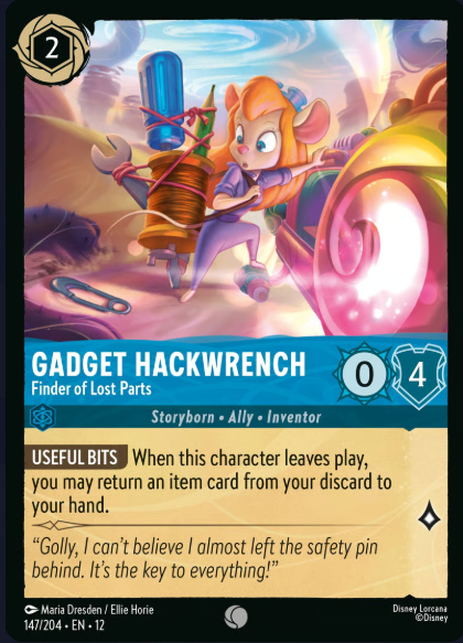 147/204 Gadget Hackwrench - Finder of Lost Parts C