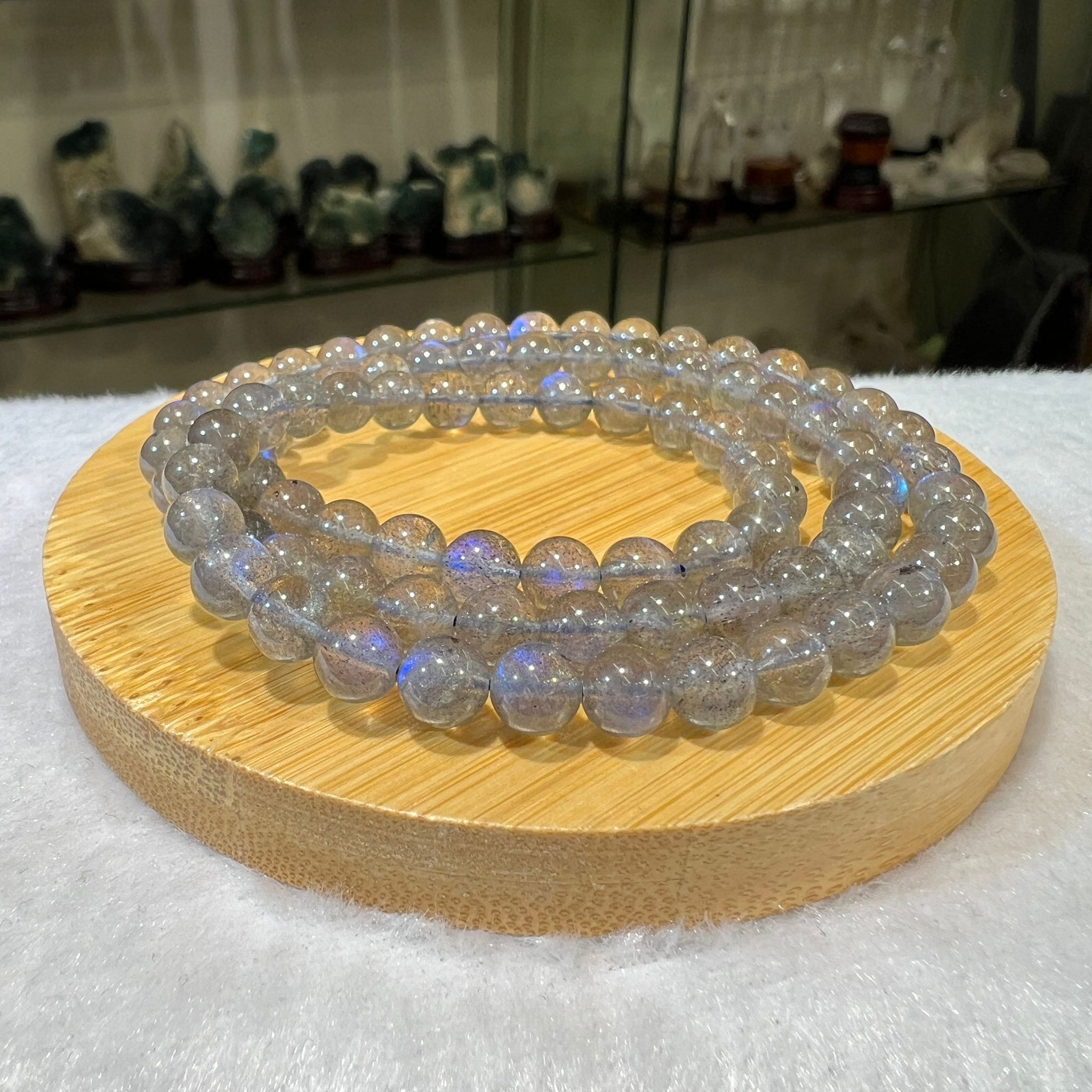 拉長石多圈 6.5mm+/- #CA0057