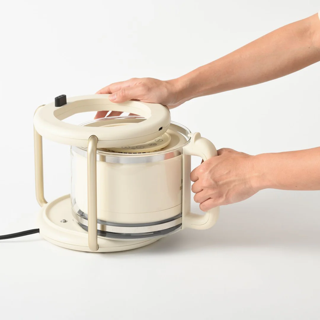 預購⭐️BRUNO 玻璃氣炸鍋 - [BOE122] (炭黑色 / 象牙色) (香港行貨) 