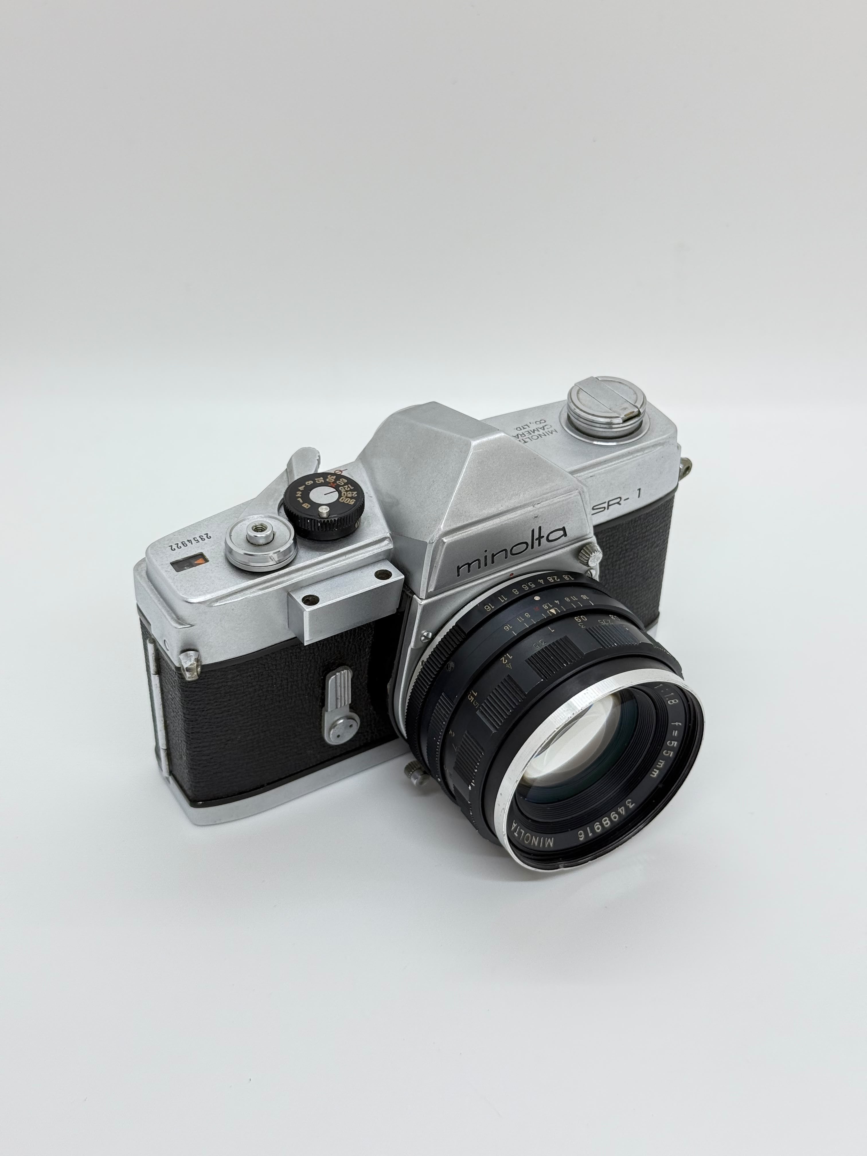Minolta SR-1 (Minolta Auto Rokkor-PF 55mm f/1.8 Lens) 菲林單反相機