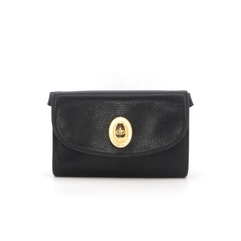 Christian Dior CD Logo 2way Flap Shoulder Bag