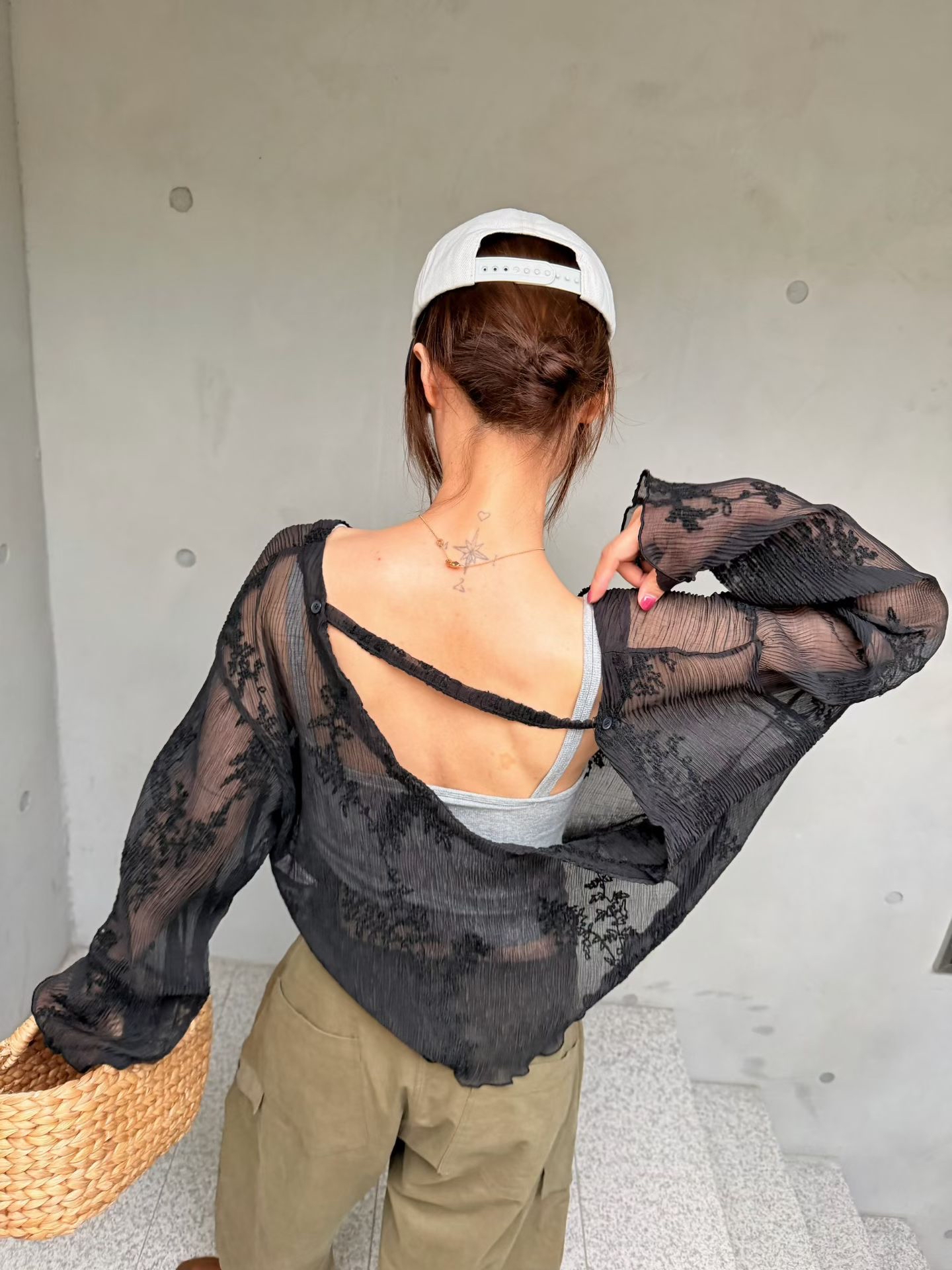 🇰🇷東大門女裝 | lace flower blouse
