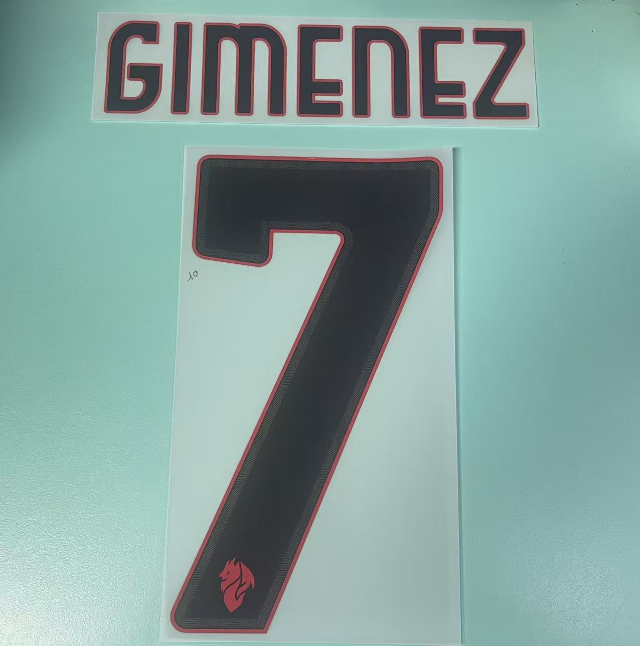 2025-2026 AC MILAN AWAY NAMESET #7 GIMENEZ