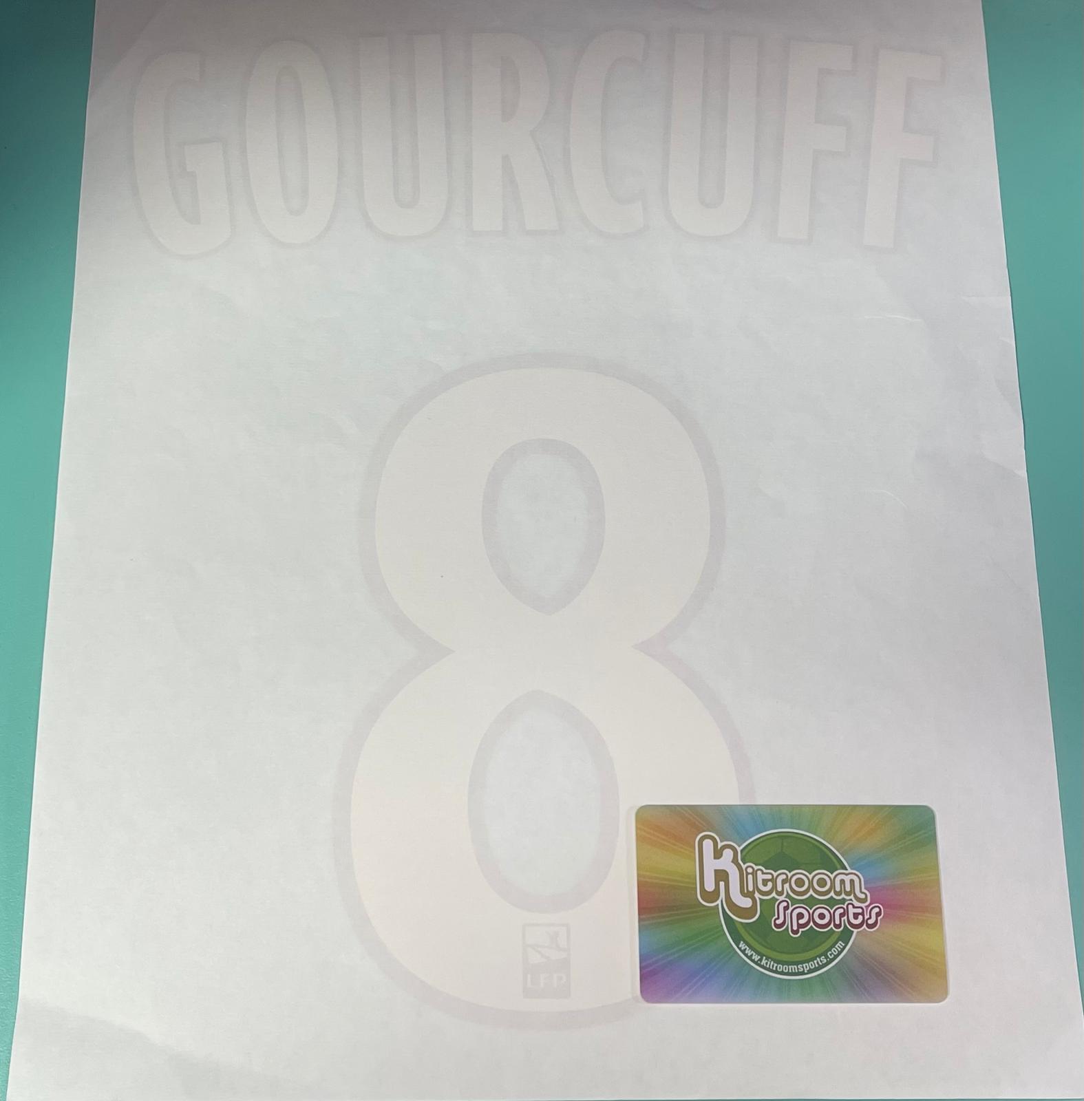 2011-12 Olympique Lyonnais Away Nameset #8 GOURCUFF