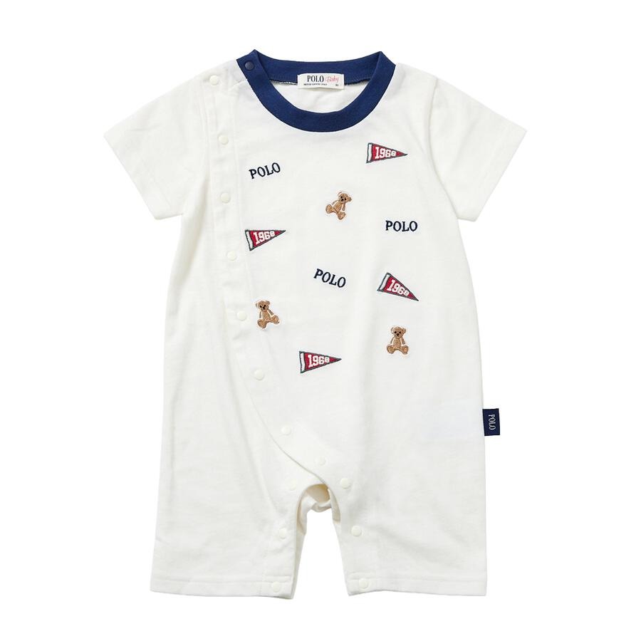 Polo Baby 熊仔印花連身衣 3色可選 70/80cm