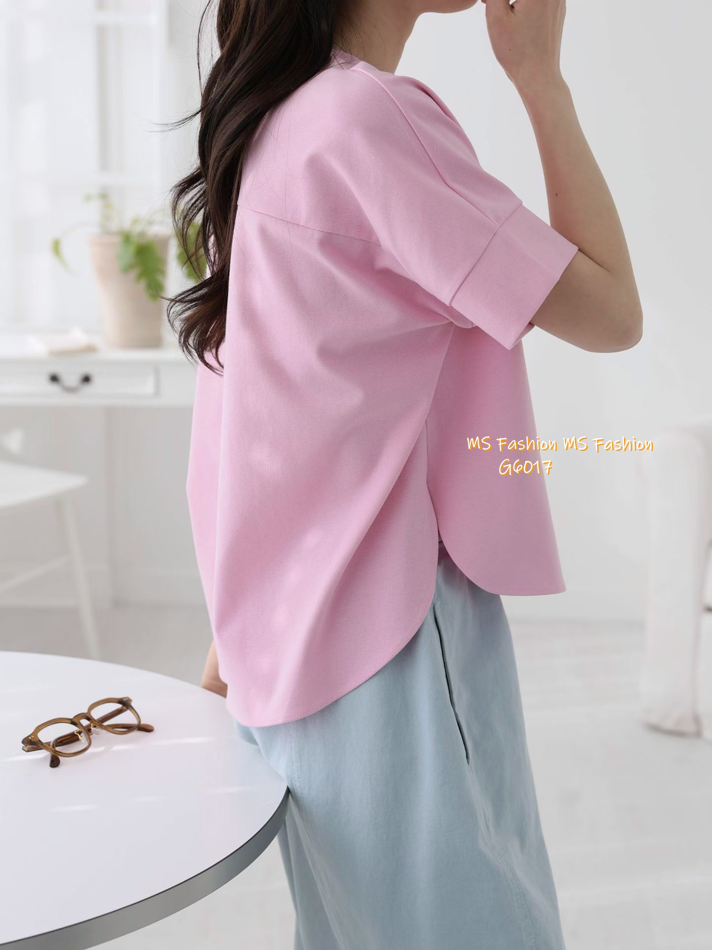 G6017 韓國🇰🇷靚色花花print top