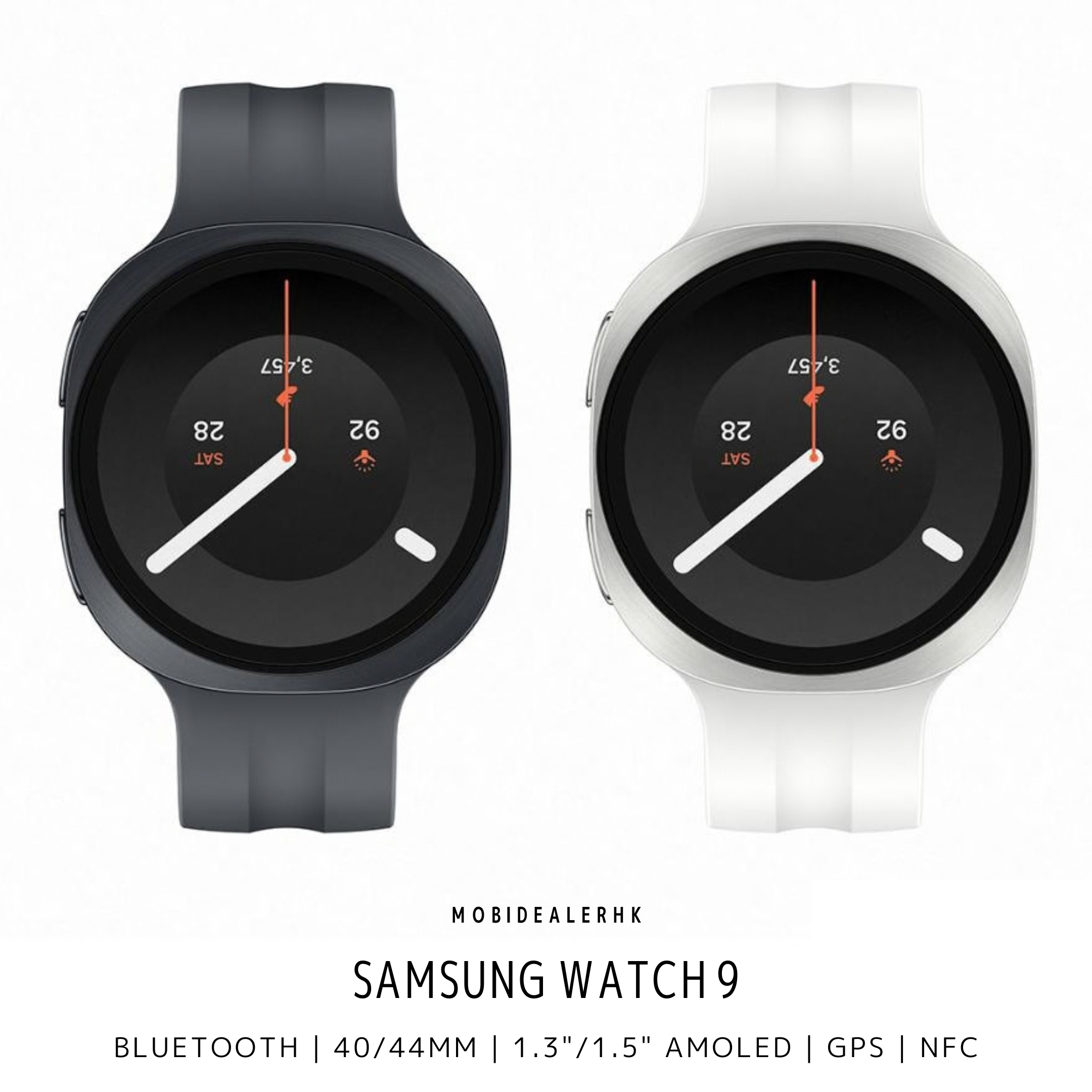 Samsung Galaxy Watch 9 | Bluetooth 藍牙 | 40MM | 智能手錶AMOLED 屏幕 | NFC | GPS | 2+32Gb