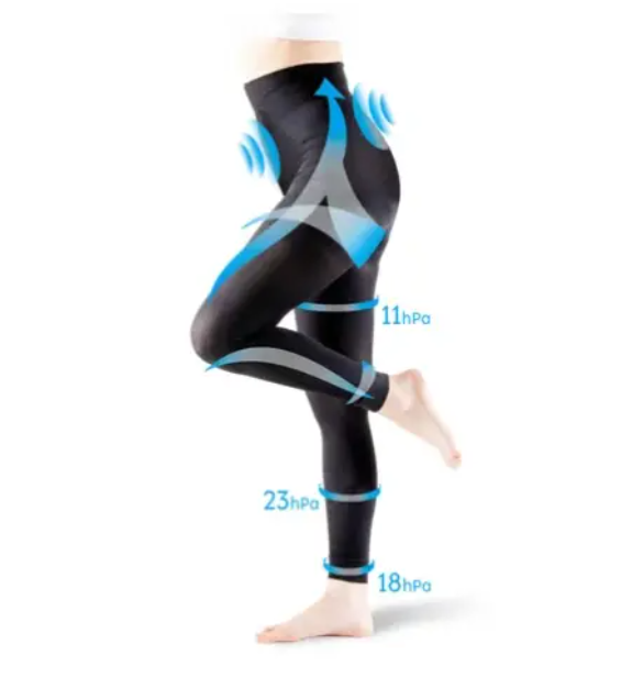 防紫外線緊身褲 M-L Shine - 黑色 平行進口