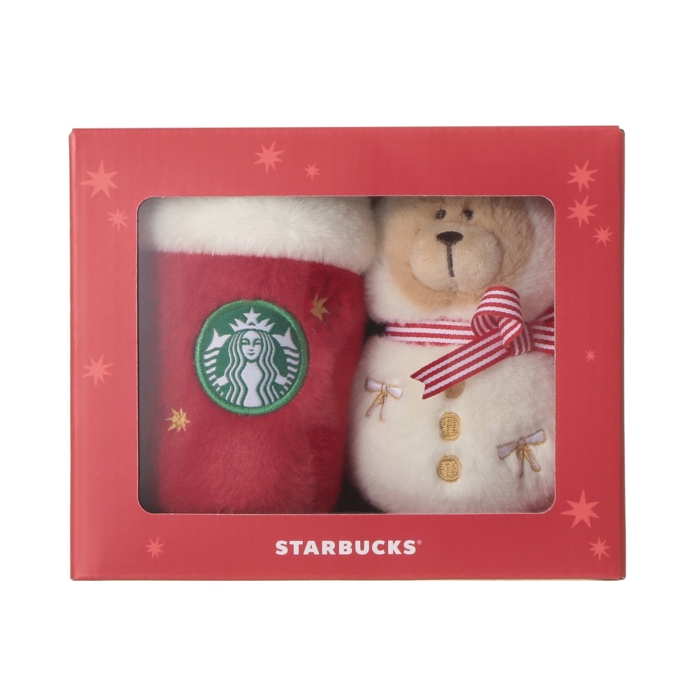 🎀【預訂】 Starbucks JP Colors of Holiday 雪人熊熊和紅杯裝飾品套裝