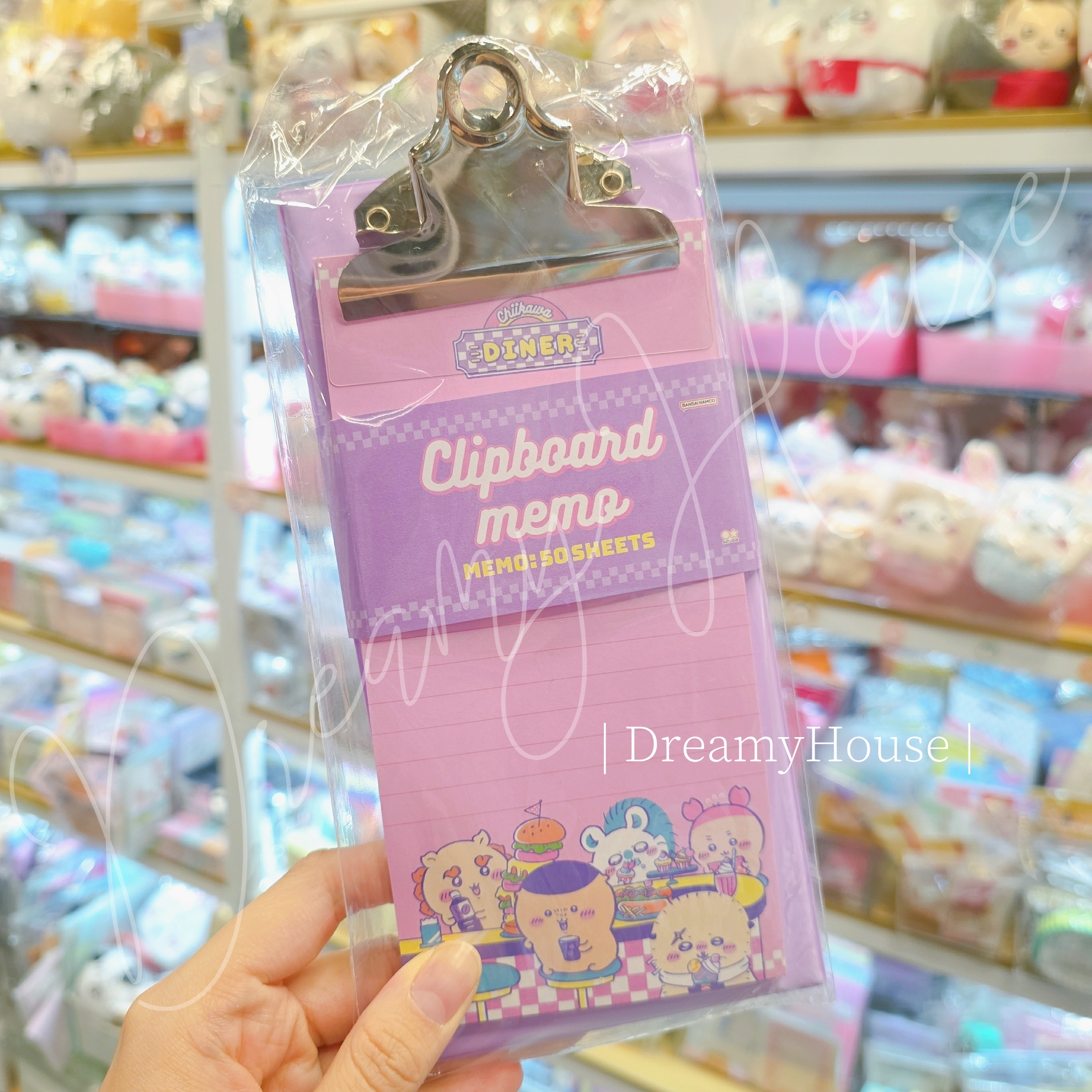 日本 Chiikawa 🍔Chiikawa DINER🥤memo連夾板