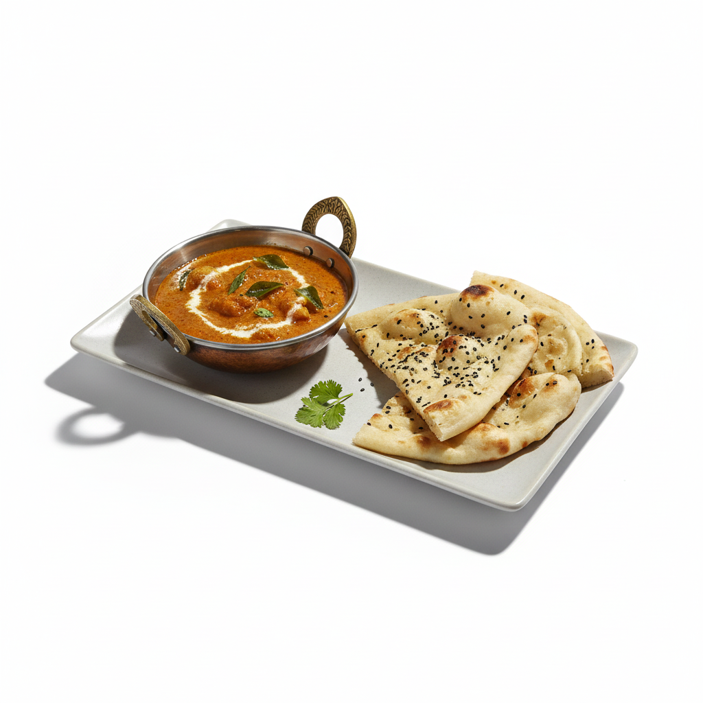 Nyonya Curry Chicken with Naan Bread Set 娘惹咖喱雞套餐