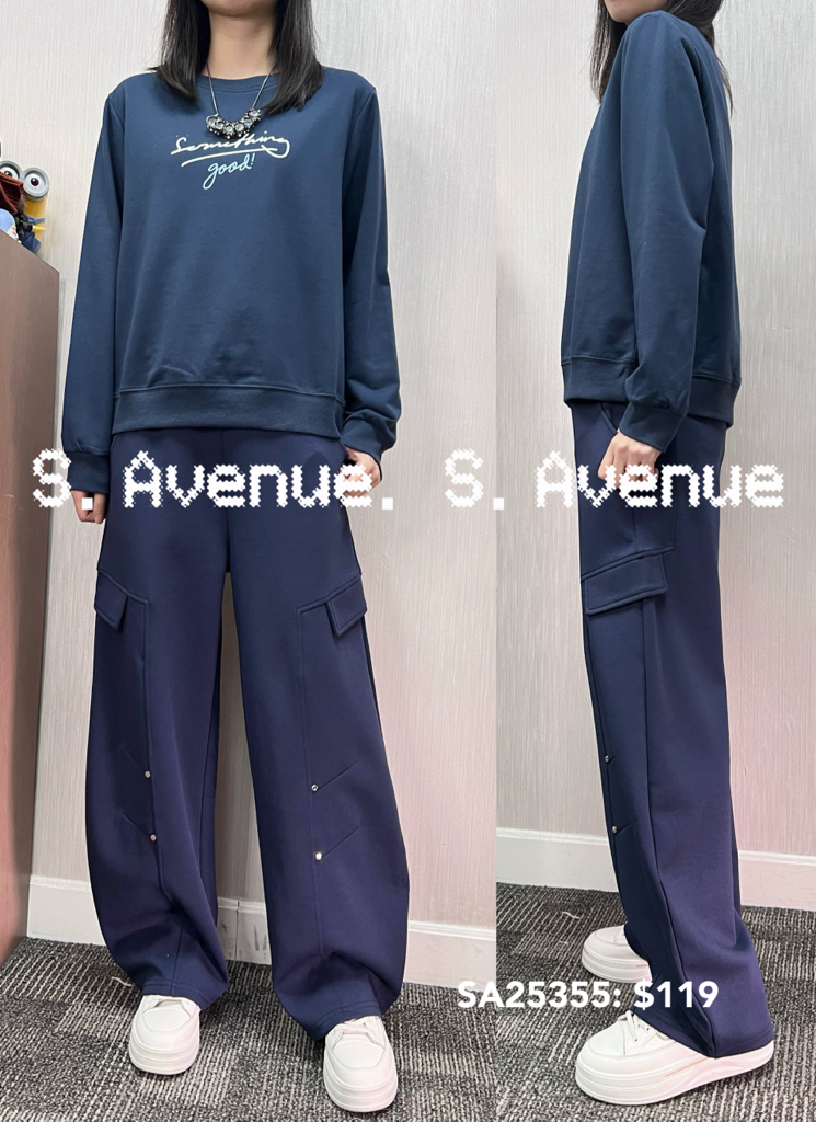 SA25355: 長袖英文字衞衣