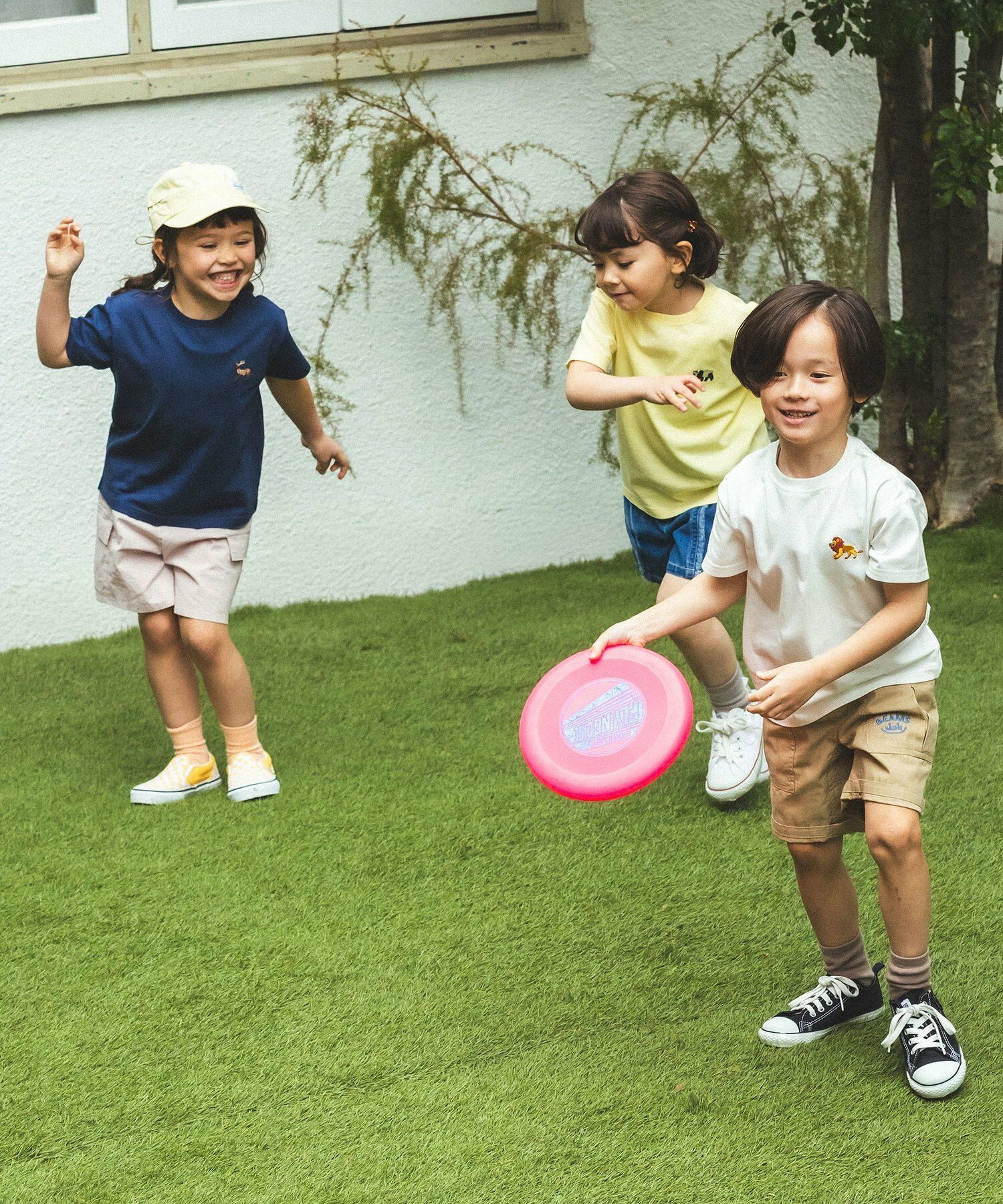 🆕【⭐訂購⭐】🌀 🇯🇵 日本直送 #BEAMS mini 獅子🦁/熊貓🐼/鹿🦌 短袖T恤🌀 [ELDA-0196]