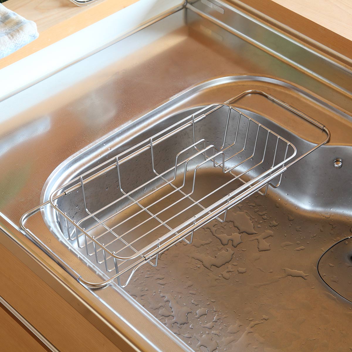 🔥🔥【日本製《大木製作所》不鏽鋼可伸縮洗碗盤瀝水架】