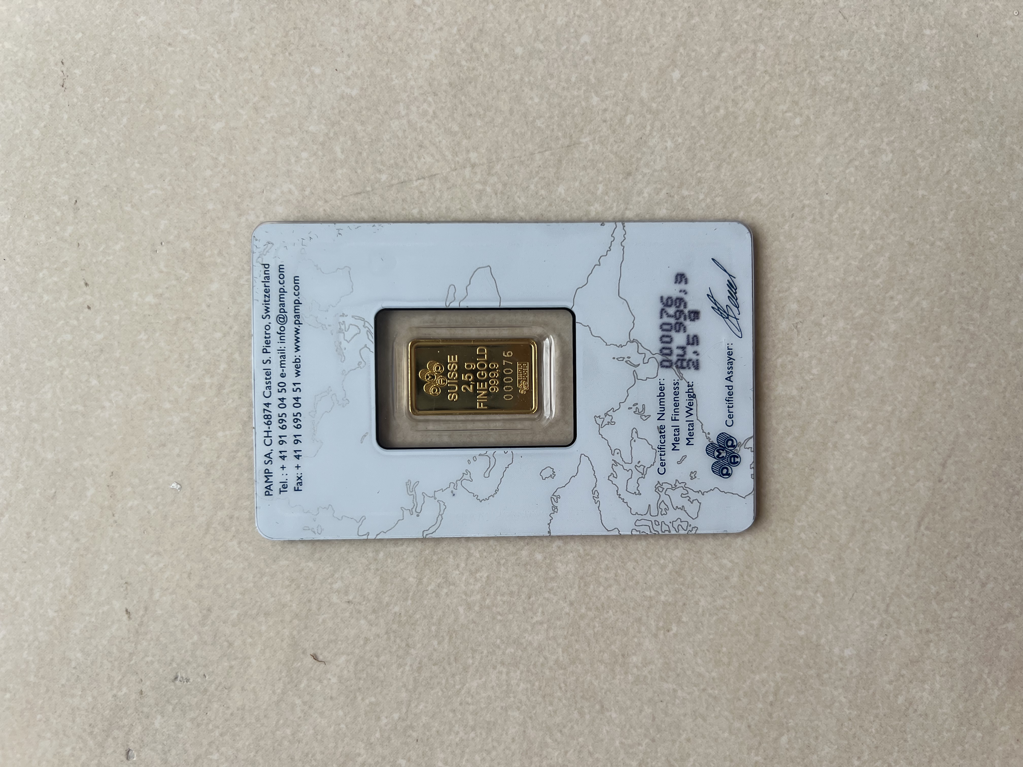 (Low SN: 76) PAMP RARE St George & Dragon 2.5g 🇨🇭Swiss Limited Gold Bar Emas 999.9 with box