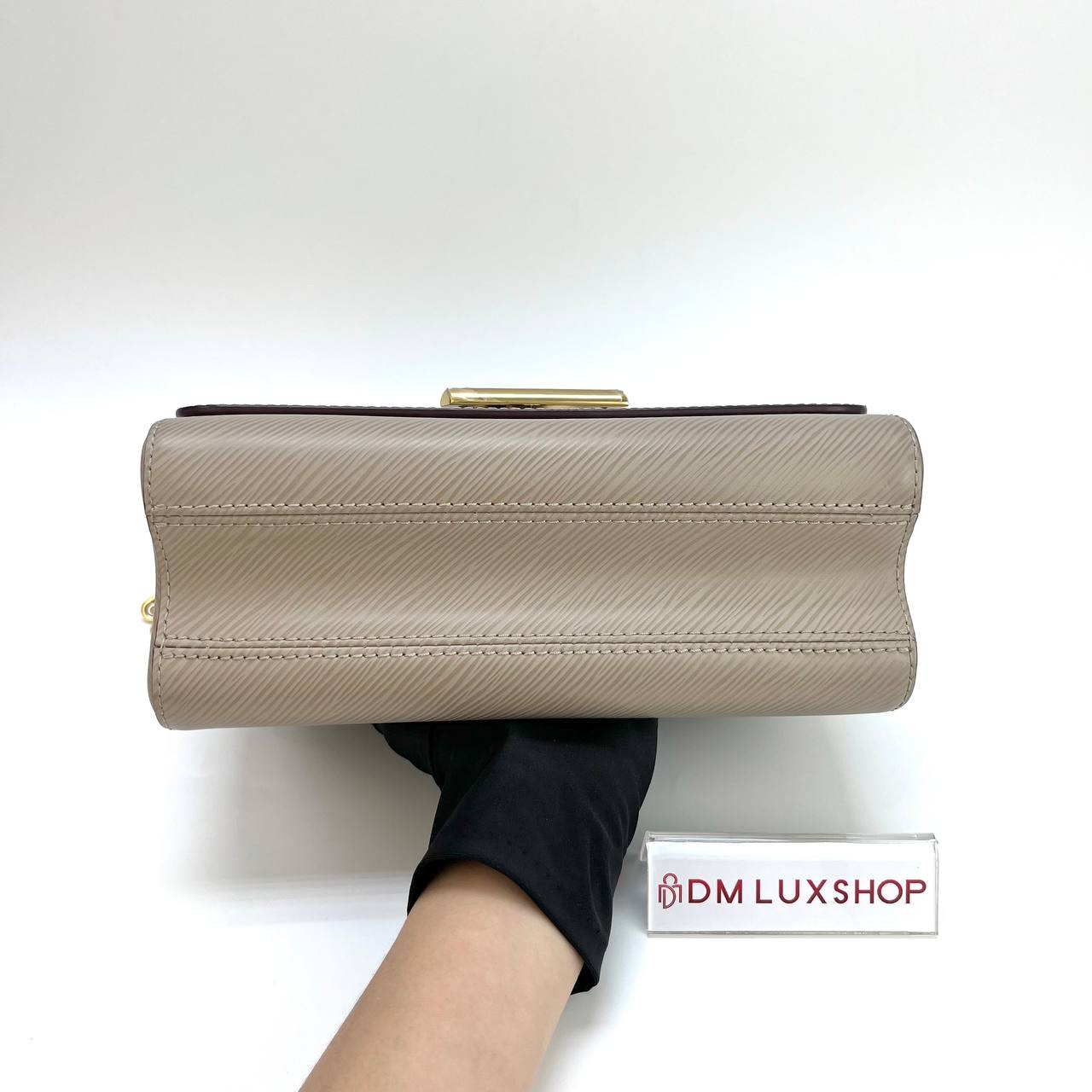 LV Grey Epi Twist MM GHW
