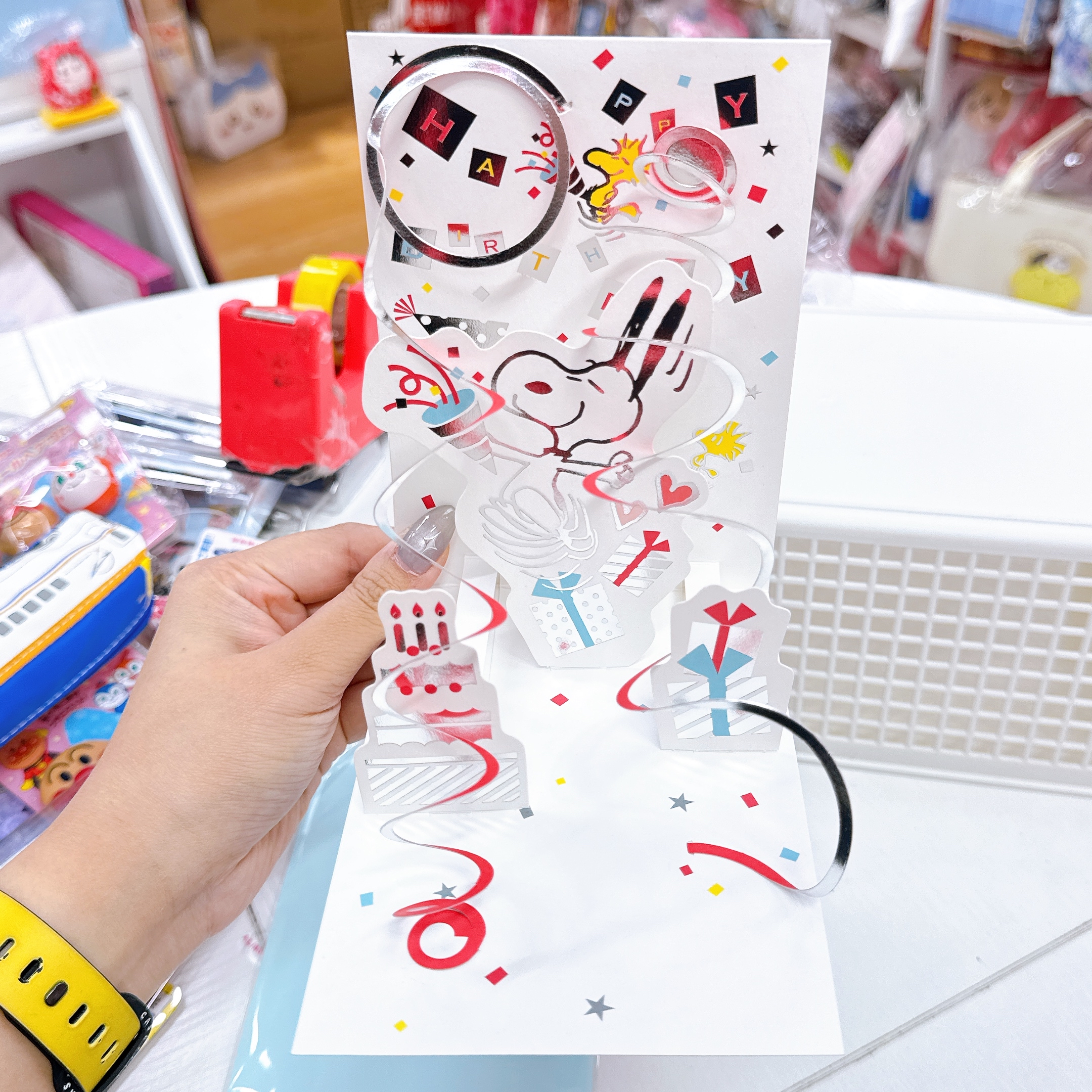 日本直送snoopy生日卡