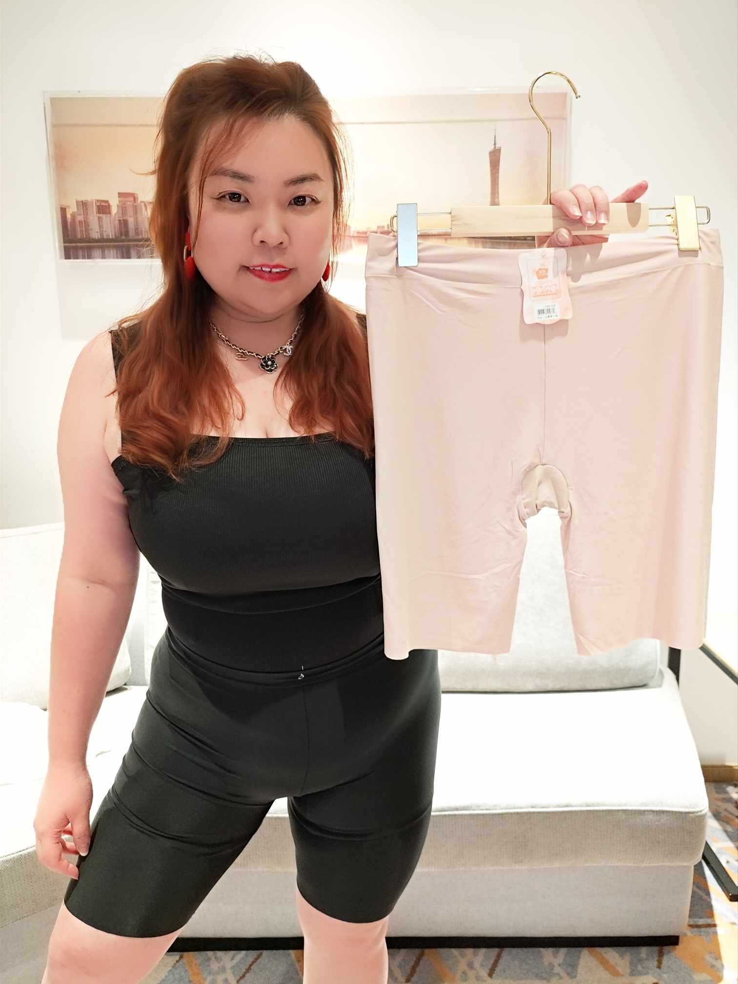 YCE08 041 冰丝无痕5分安全裤