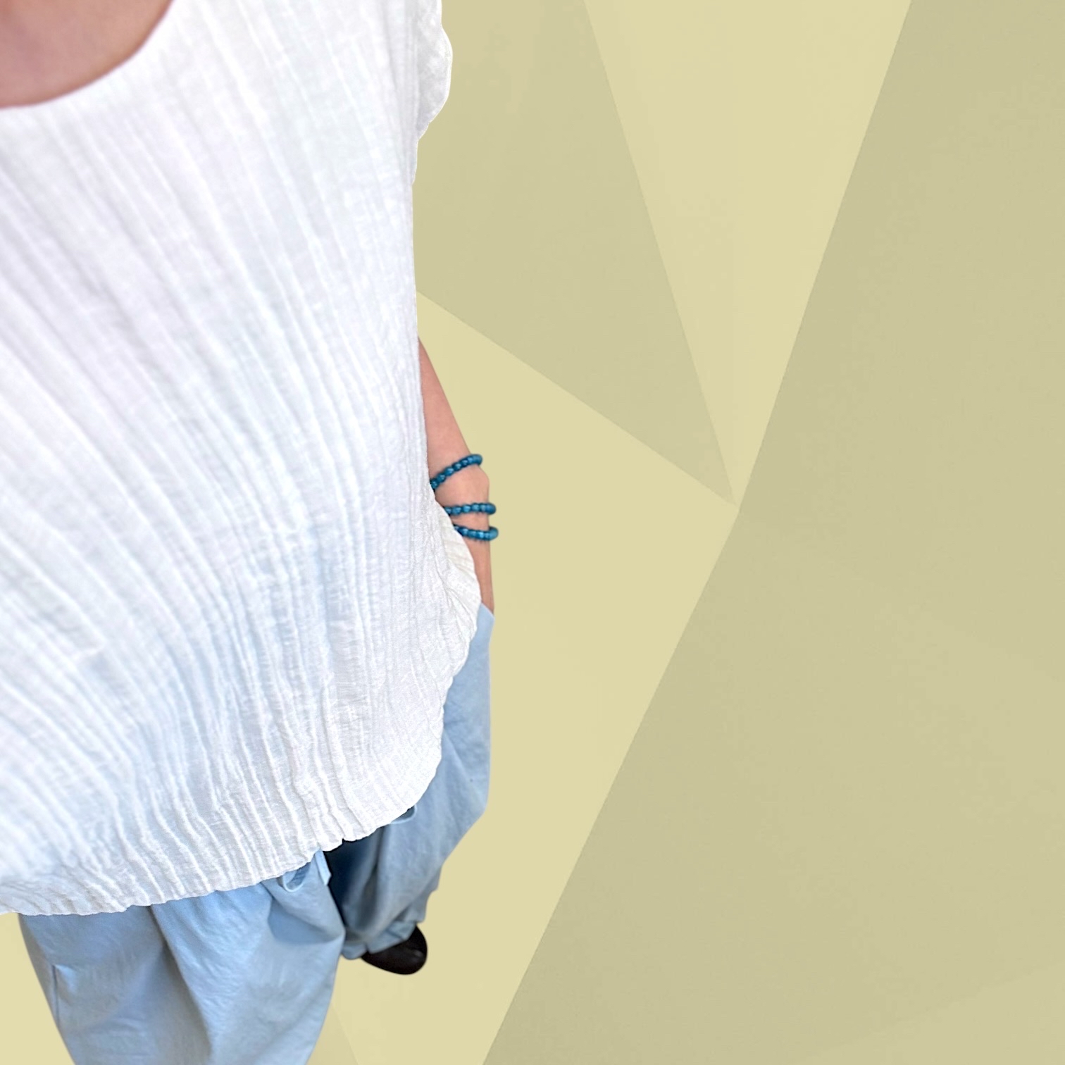 221136 麻雀泡泡手袖Tee