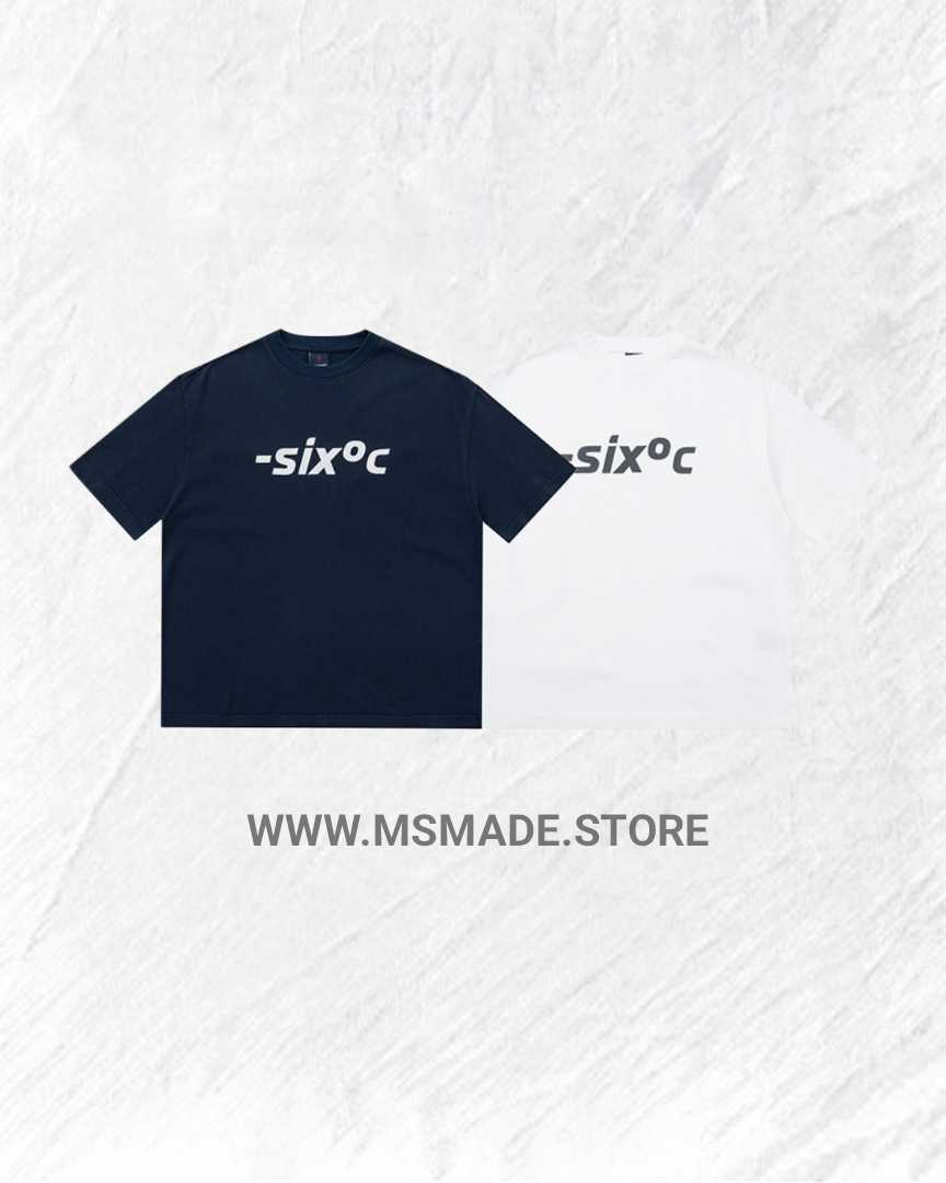 M1326 重磅洗水簡約英文印花Tee