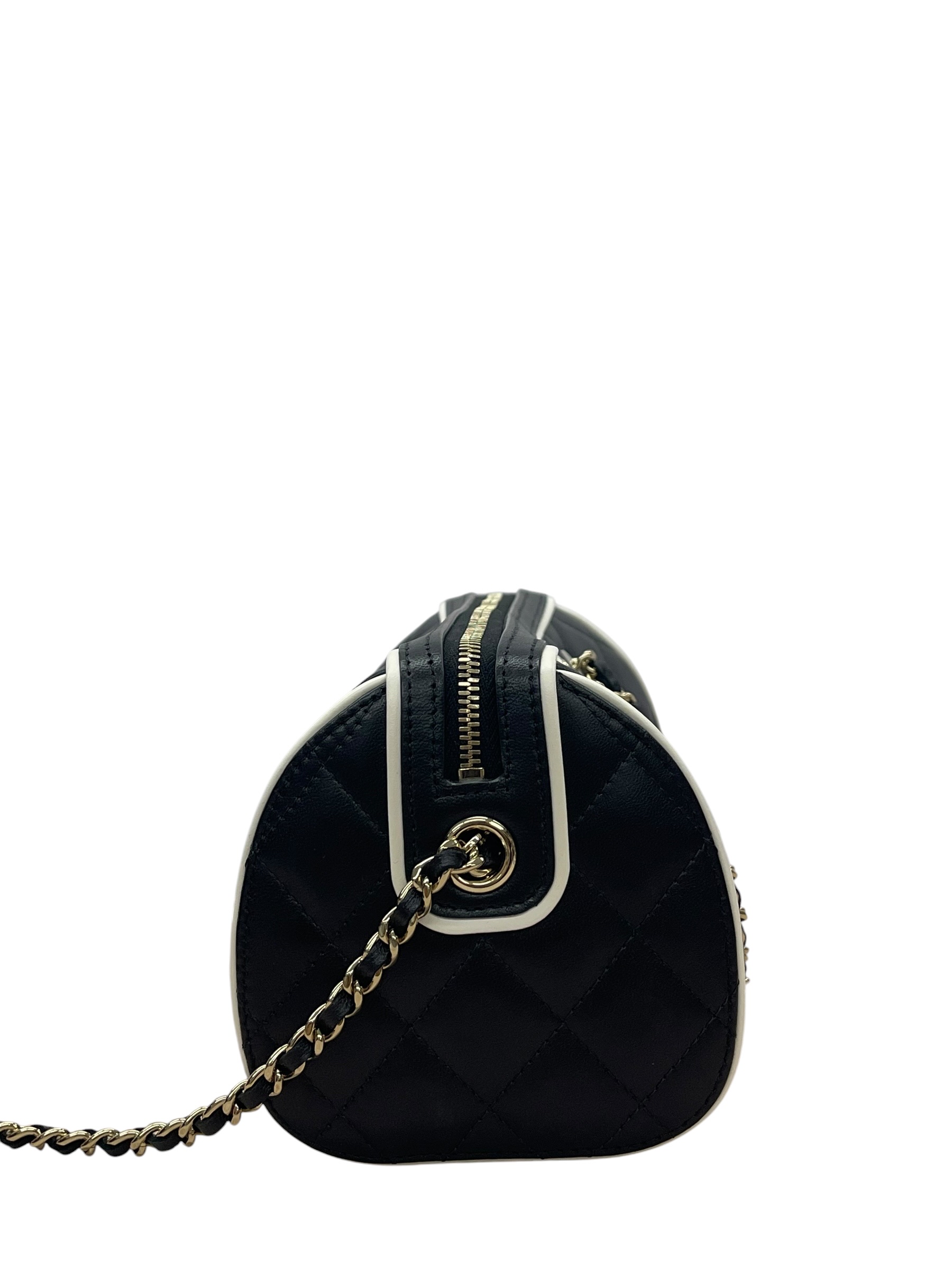 Pre-Owned CHANEL Chanel Mini Quilted Bowling Bag / Product Code:081311